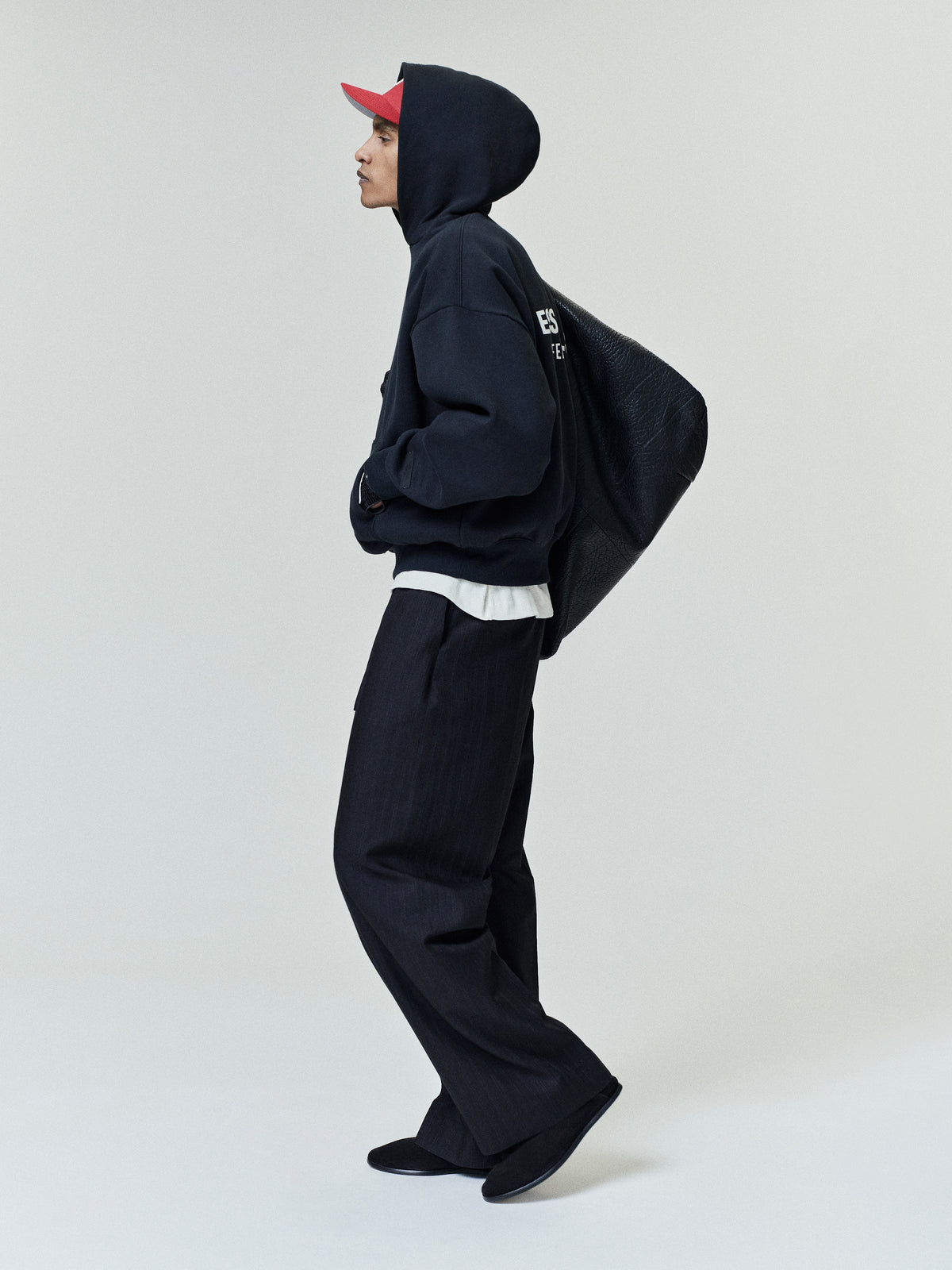 Essentials SS26 Classic Hoodie - Vintage Black - Image 2