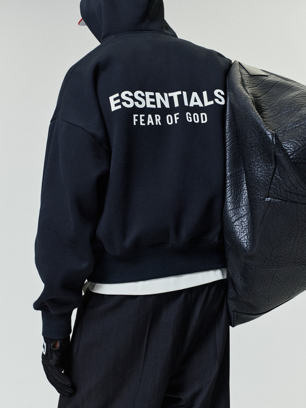 Essentials SS26 Classic Hoodie - Vintage Black - Image 1