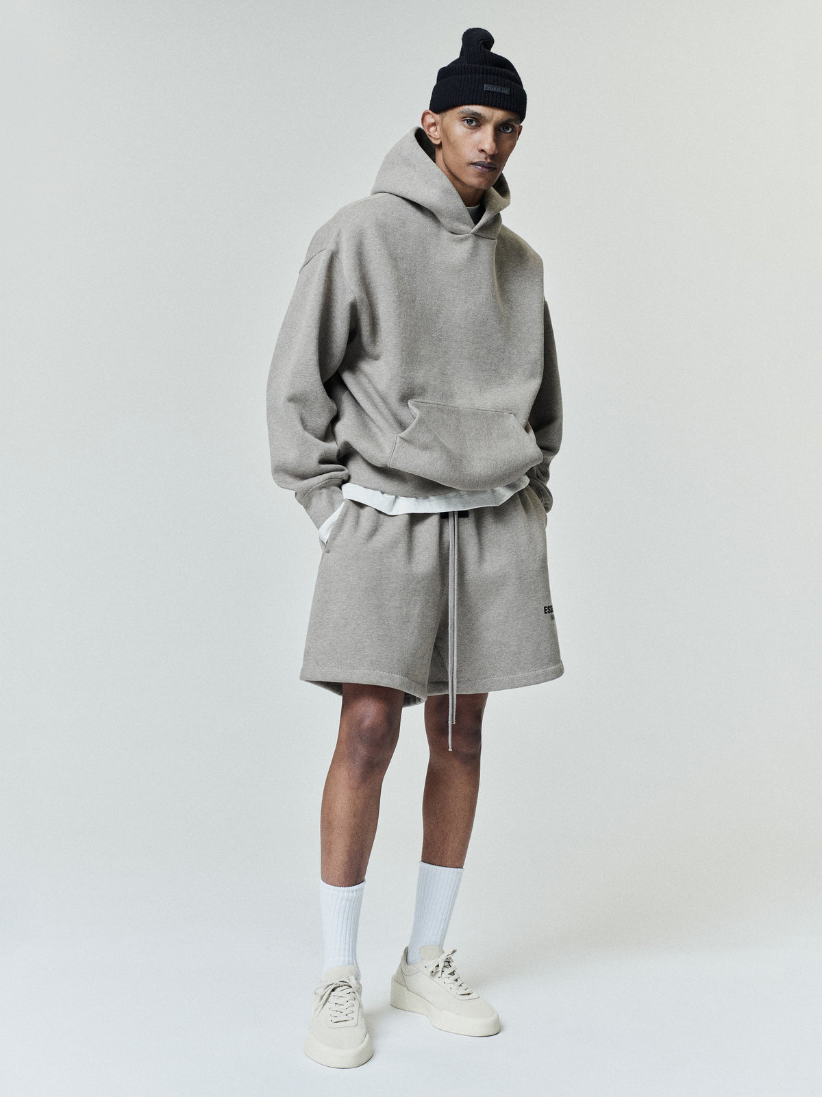 Essentials SS26 Classic Hoodie - Homestead Heather - Image 2