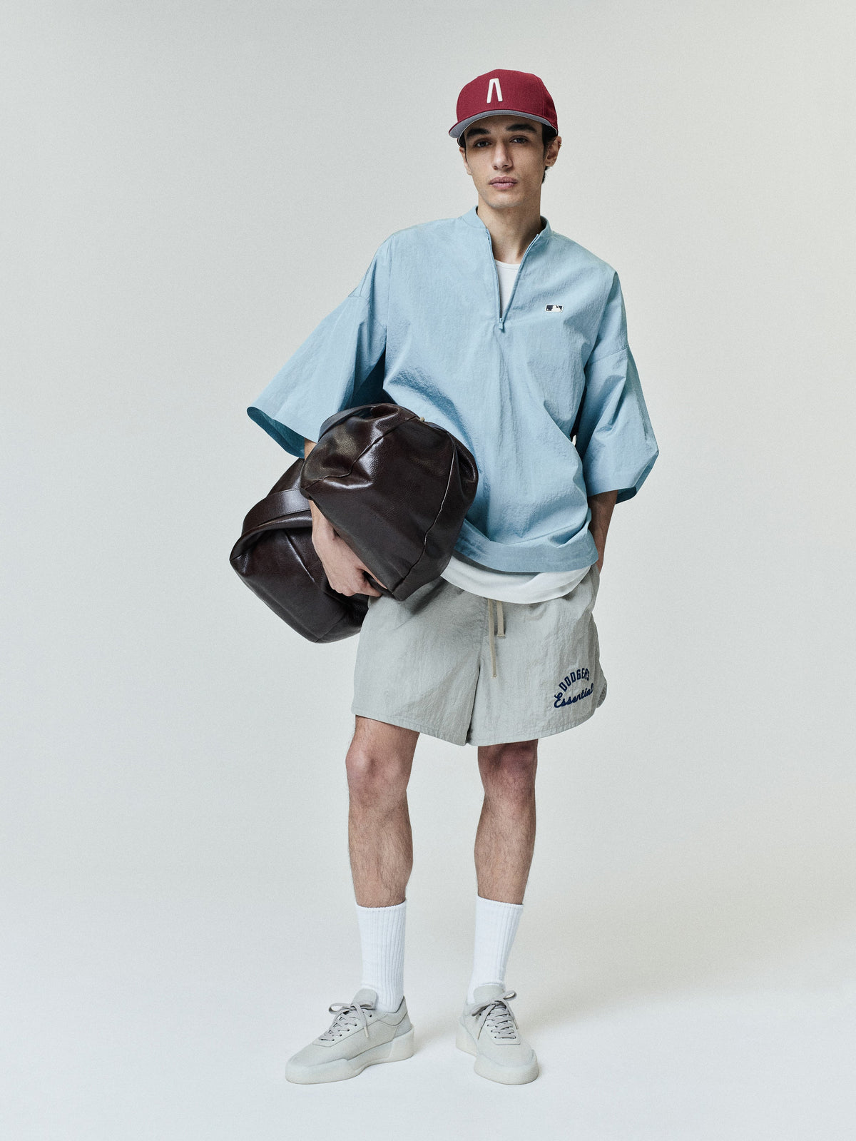 Fear of God Essentials 59FIFTY Athletics Cap - Cardinal - Image 2