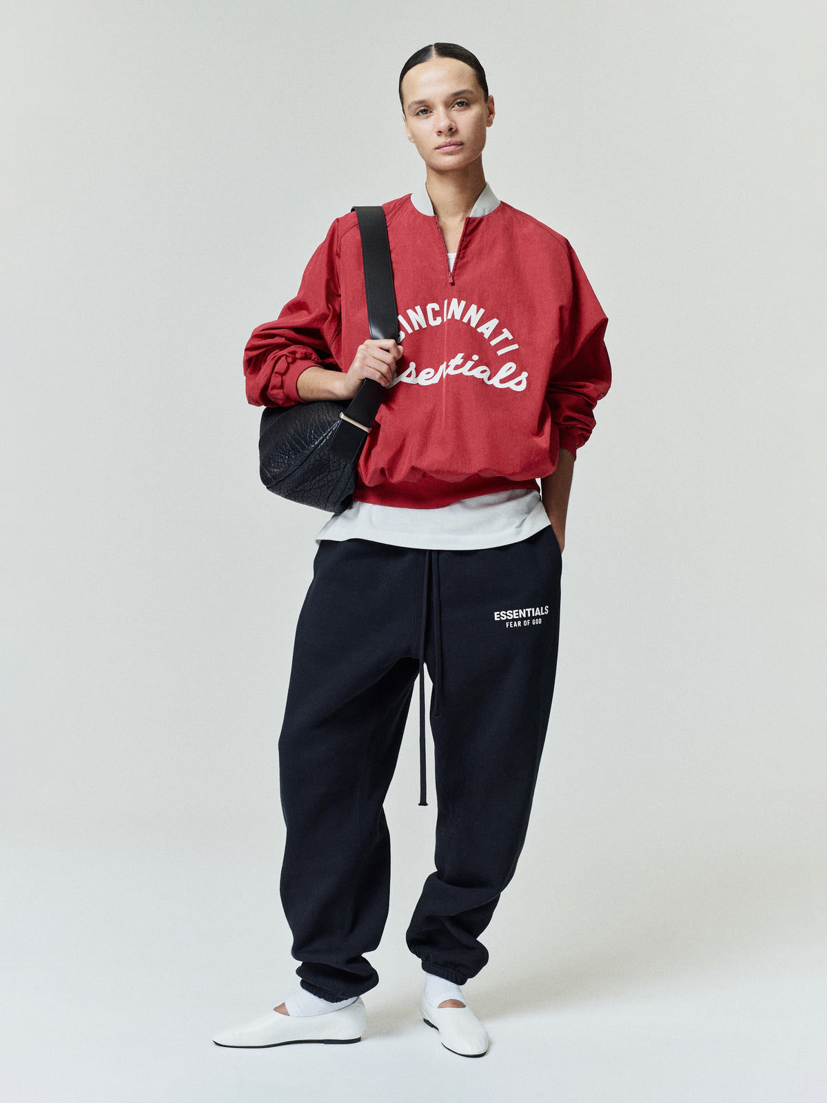 Reds Half Zip Pullover - Stone Red/ Seal Rib - Image 2