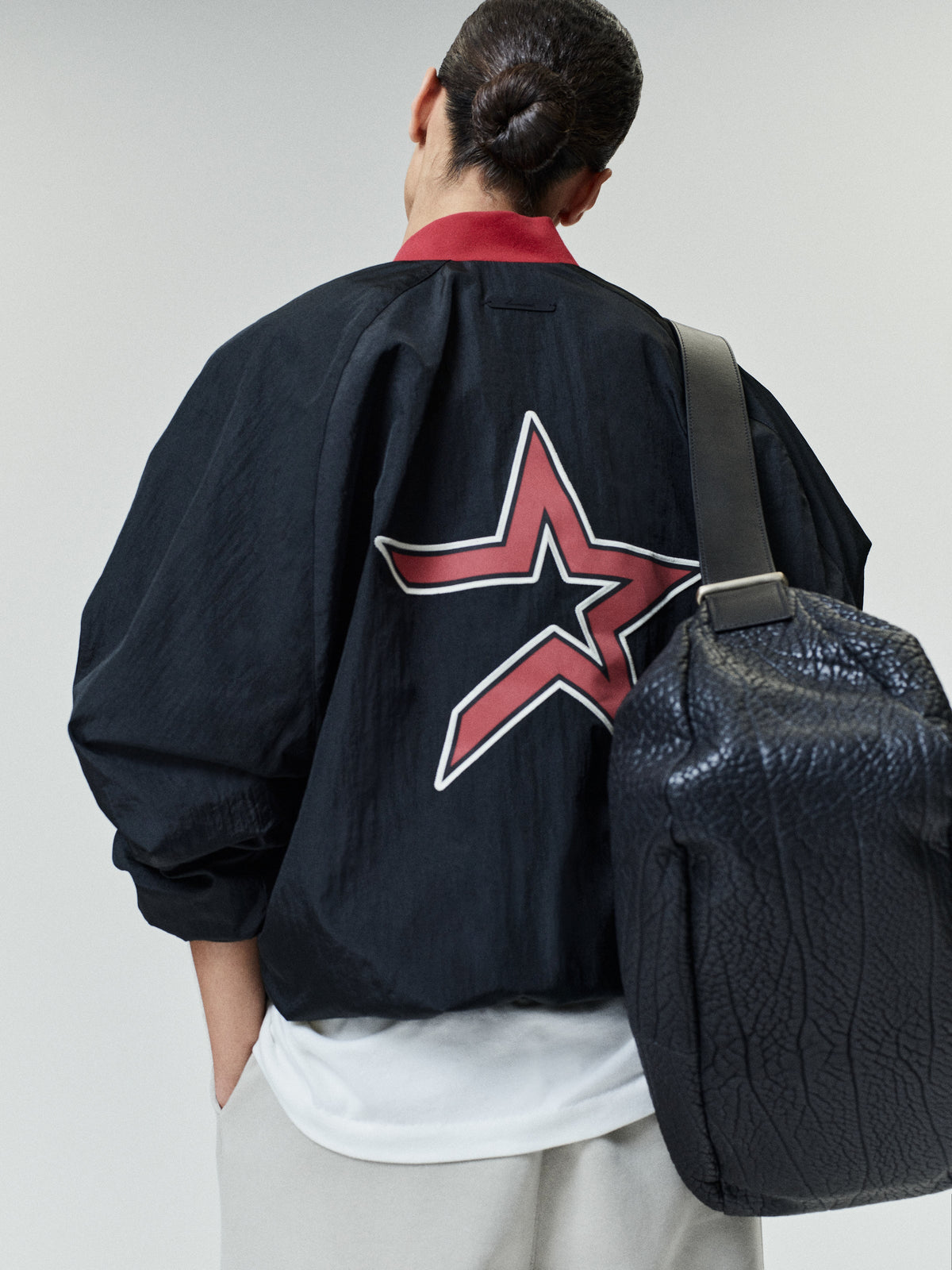 Astros Half Zip Pullover - Black - Image 1