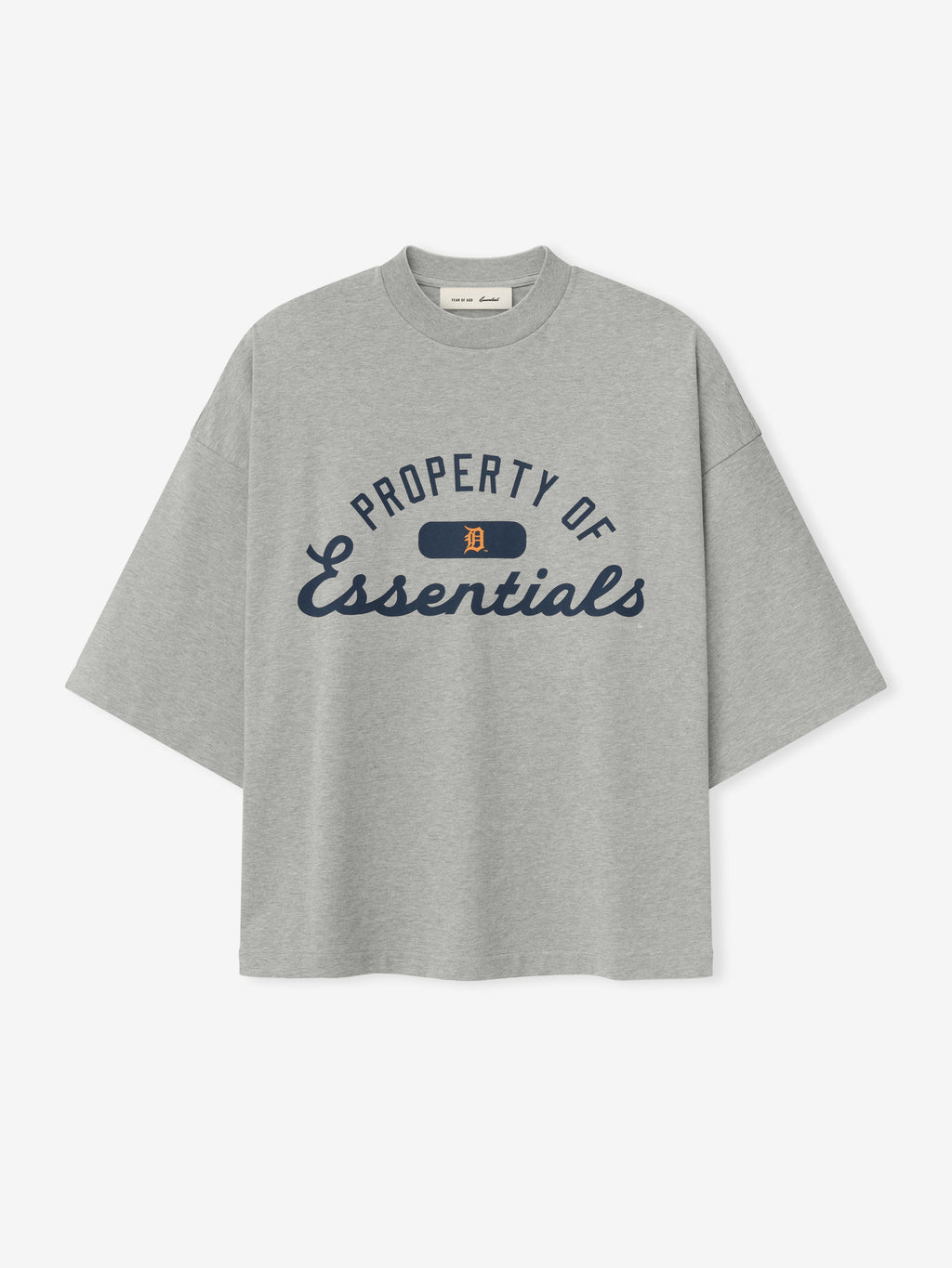 Tigers Merch Tee - Concrete Heather - Image 1