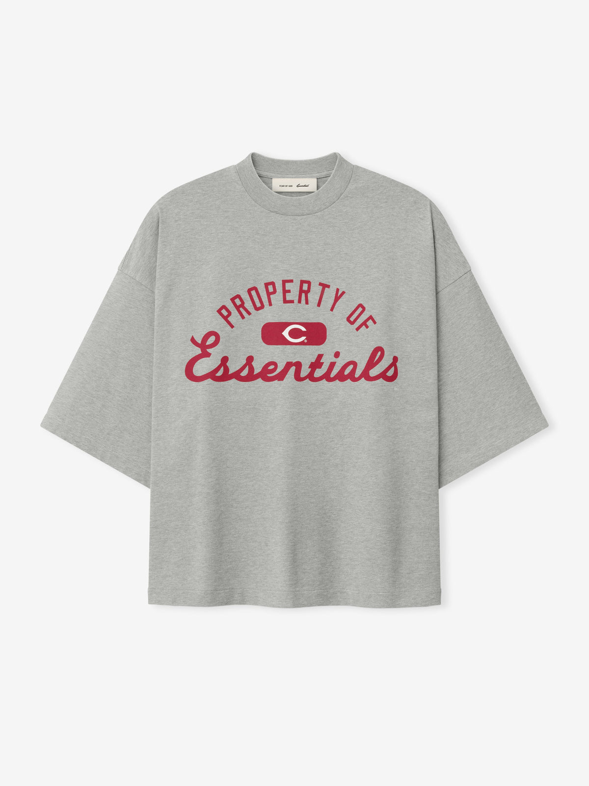 Reds Merch Tee - Concrete Heather - Image 1