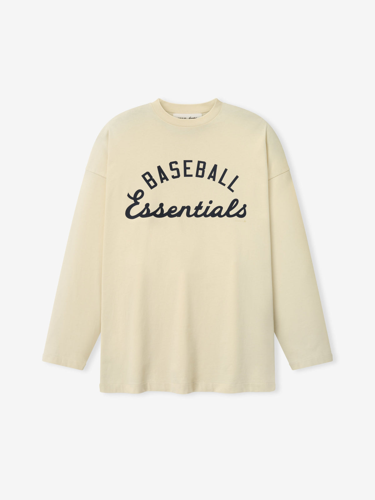MLB Boxy Long Sleeve Tee - Oat - Image 1