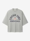 Cubs National League Merch Tee - Concrete Heather - Image 1