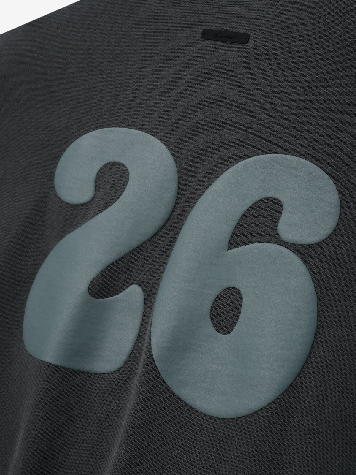 Heavy Jersey Merch Tee Boxy Fit - Washed Iron Grey - Image 4