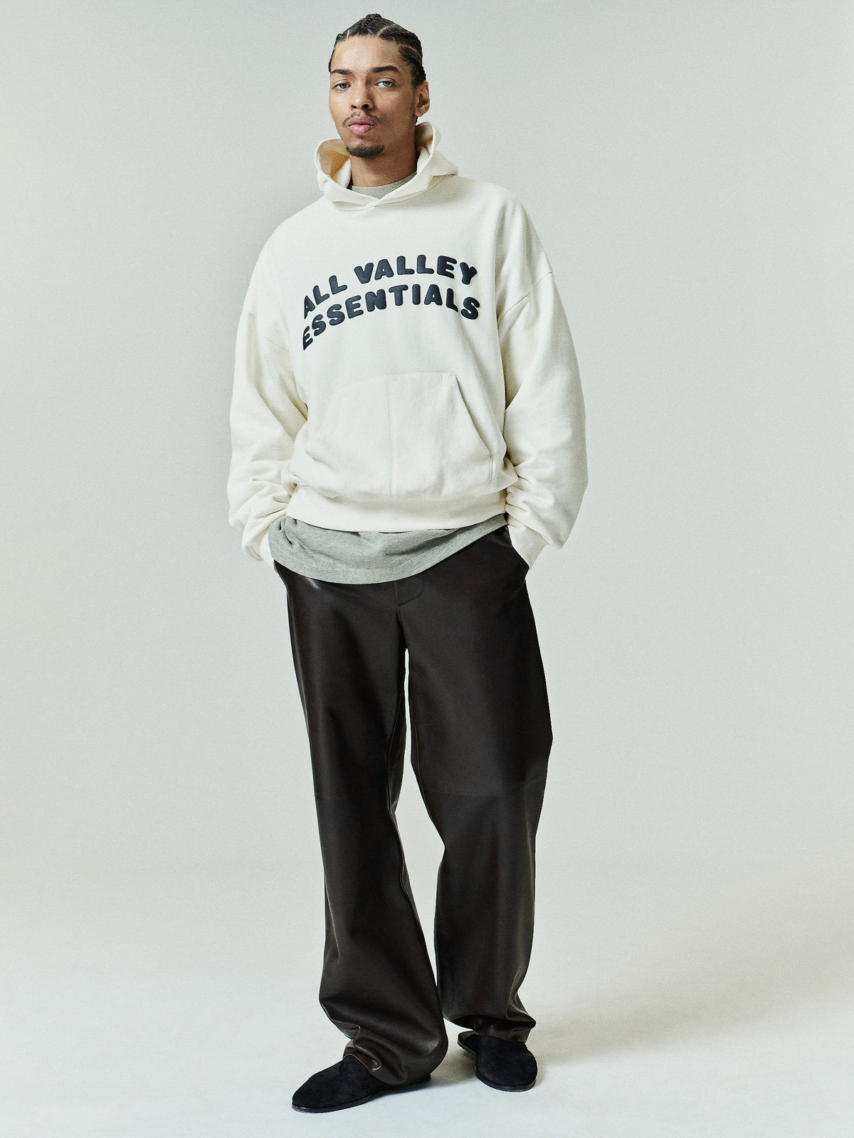 90s Hoodie - Washed Ivory - Image 1