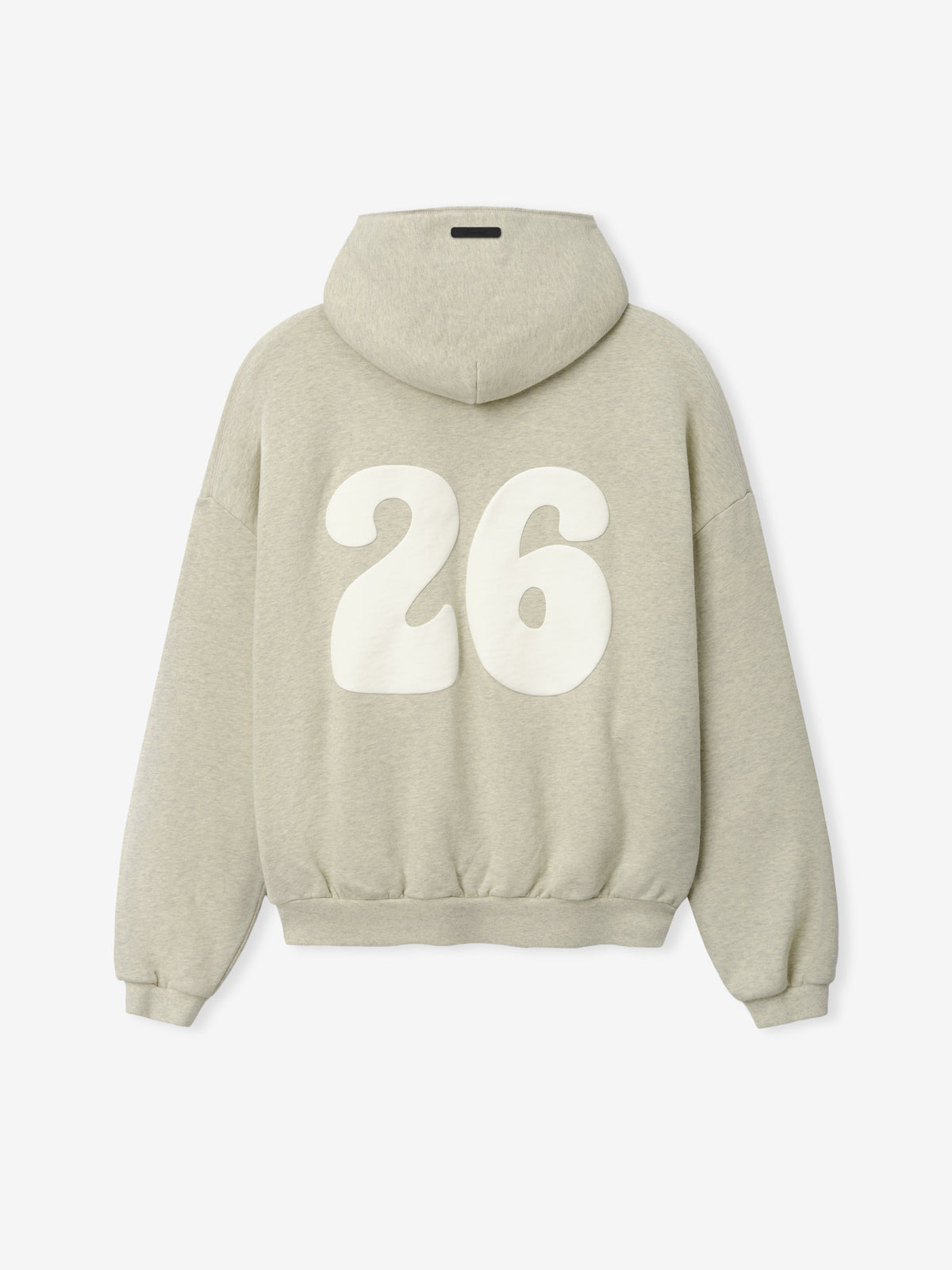 90s Zip-Up Hoodie - Washed Vanilla Heather - Image 5