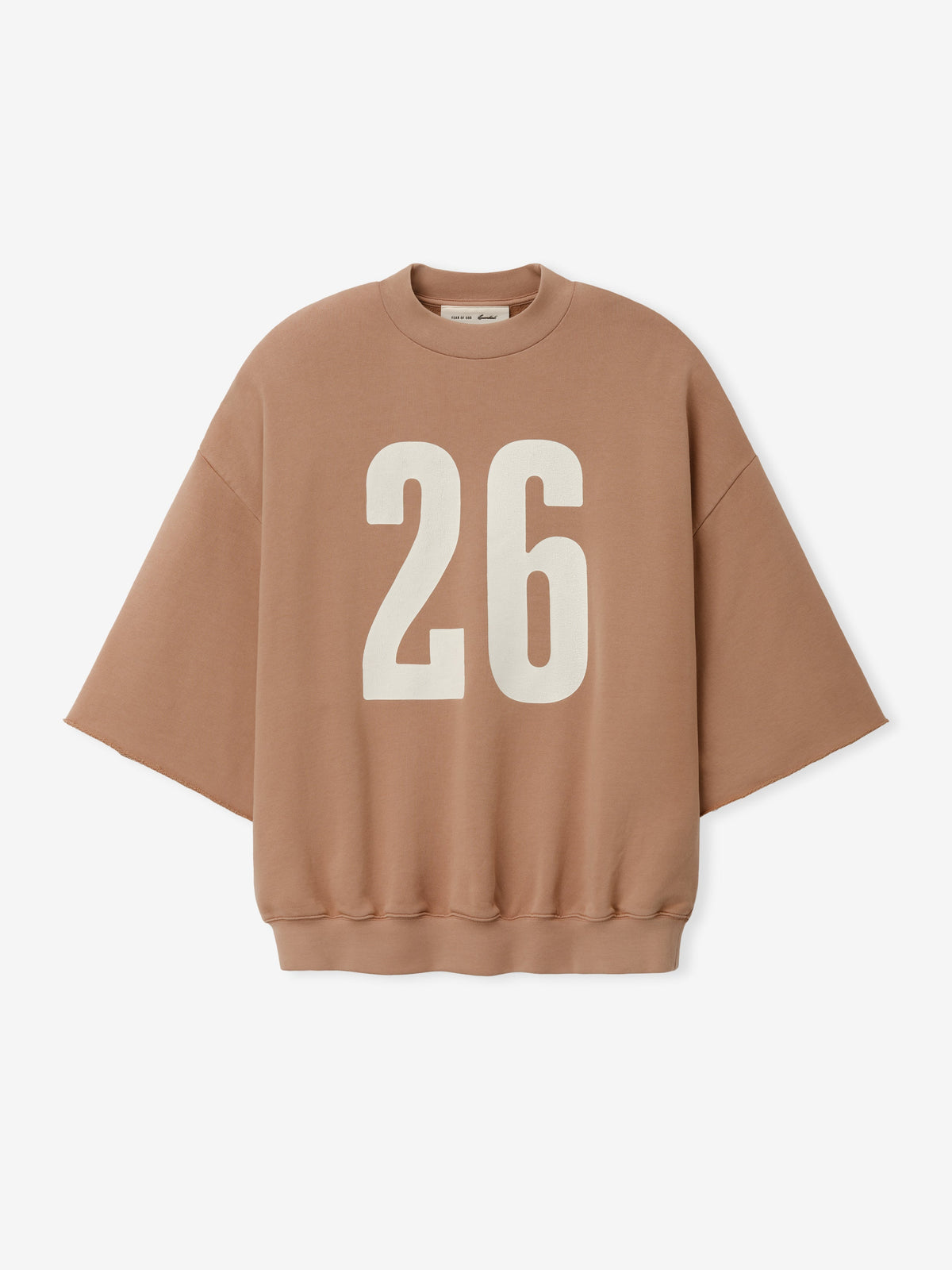3/4 Sleeve Crewneck - Washed Ginger - Image 1