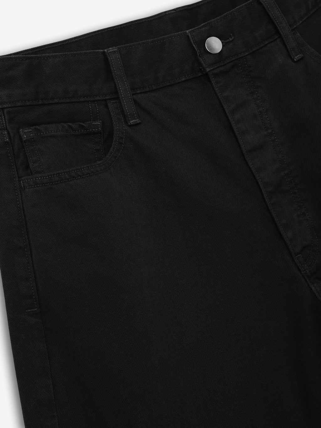 Denim 5-Pocket Jeans - Overdyed Black - Image 4