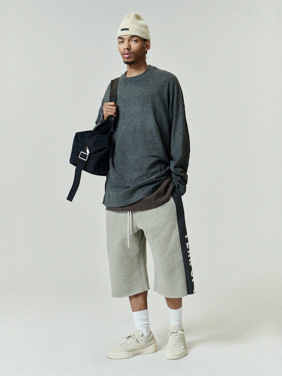 Soft Knit Long Sleeve Tee - Iron Grey - Image 1