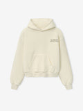Womens 90s Fleece Hoodie Classic Fit - Washed Ivory - Image 1