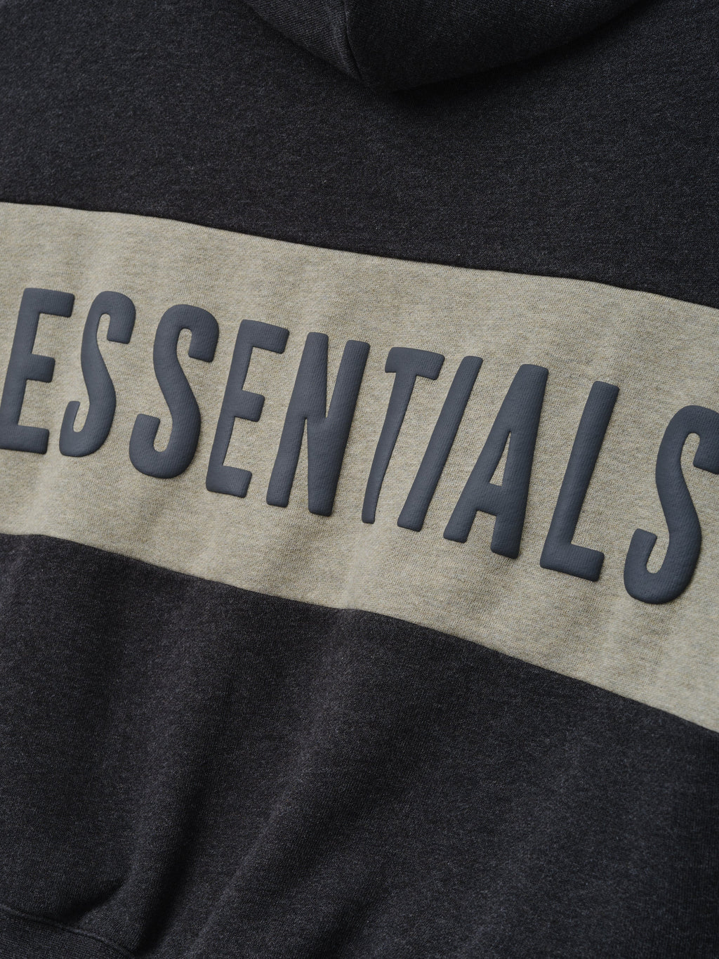 Kids Cropped Relaxed Panelled Hoodie - Iron Grey Heather/ Seal Heather - Image 4