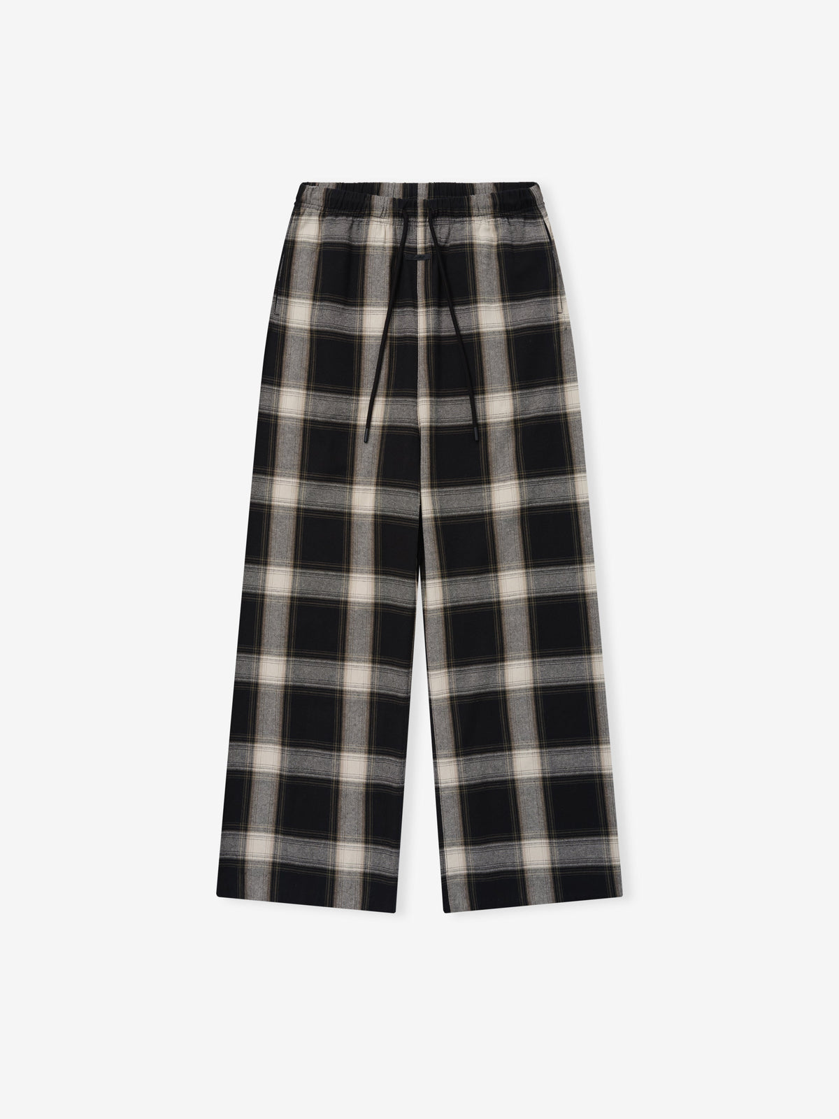 Womens Flannel Lounge Pant - Iron Grey Plaid - Image 1