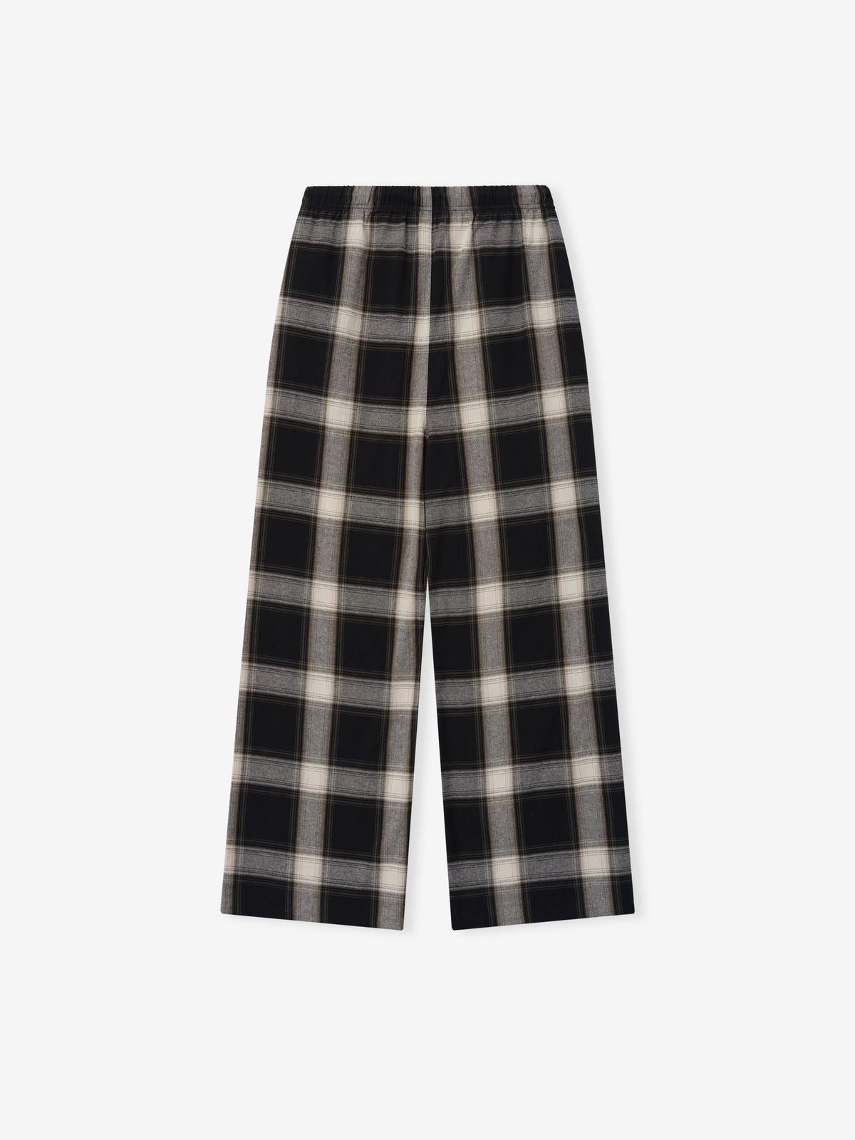 Womens Flannel Lounge Pant - Iron Grey Plaid - Image 2