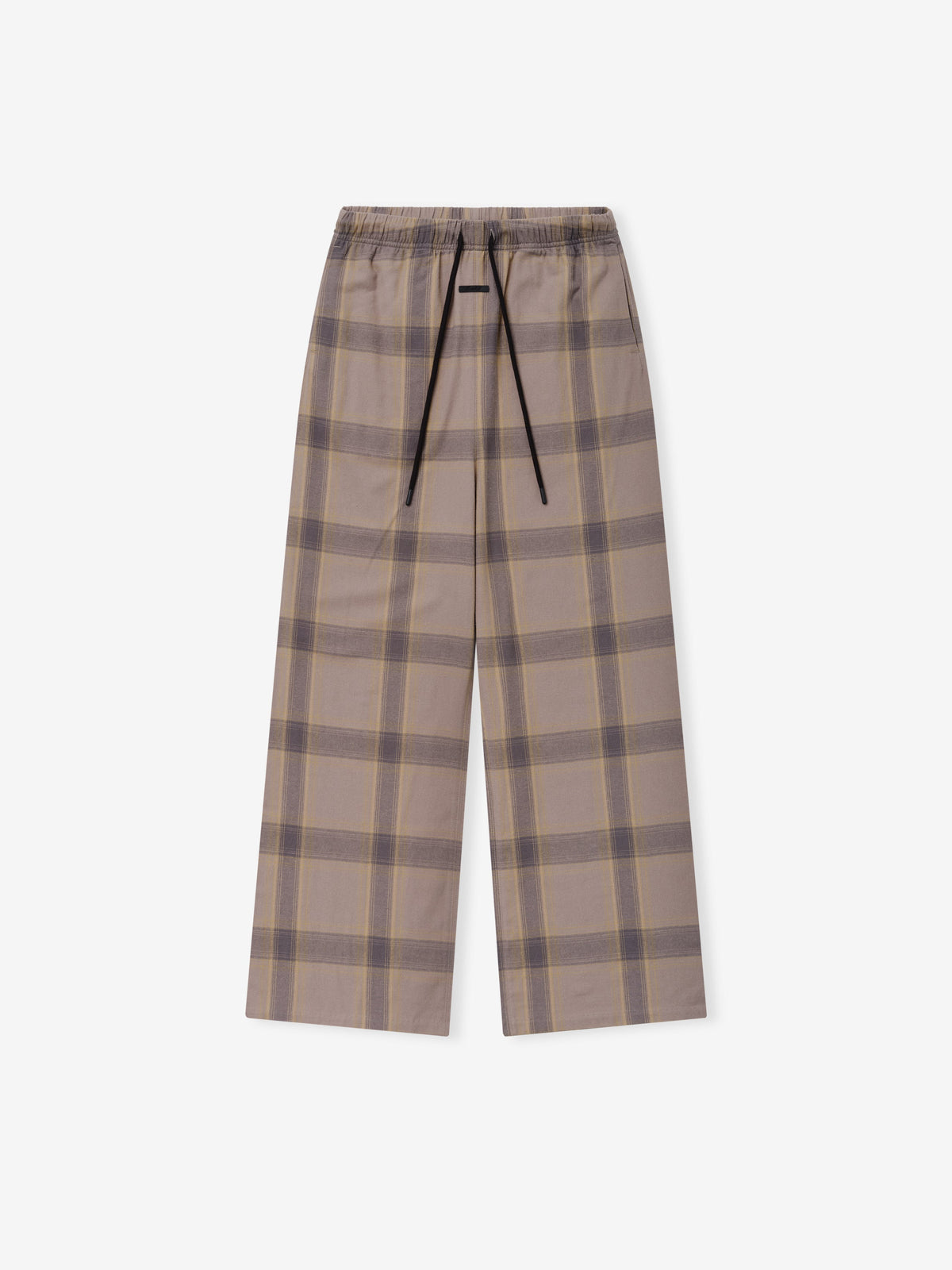 Womens Flannel Lounge Pant - Seal Plaid - Image 1