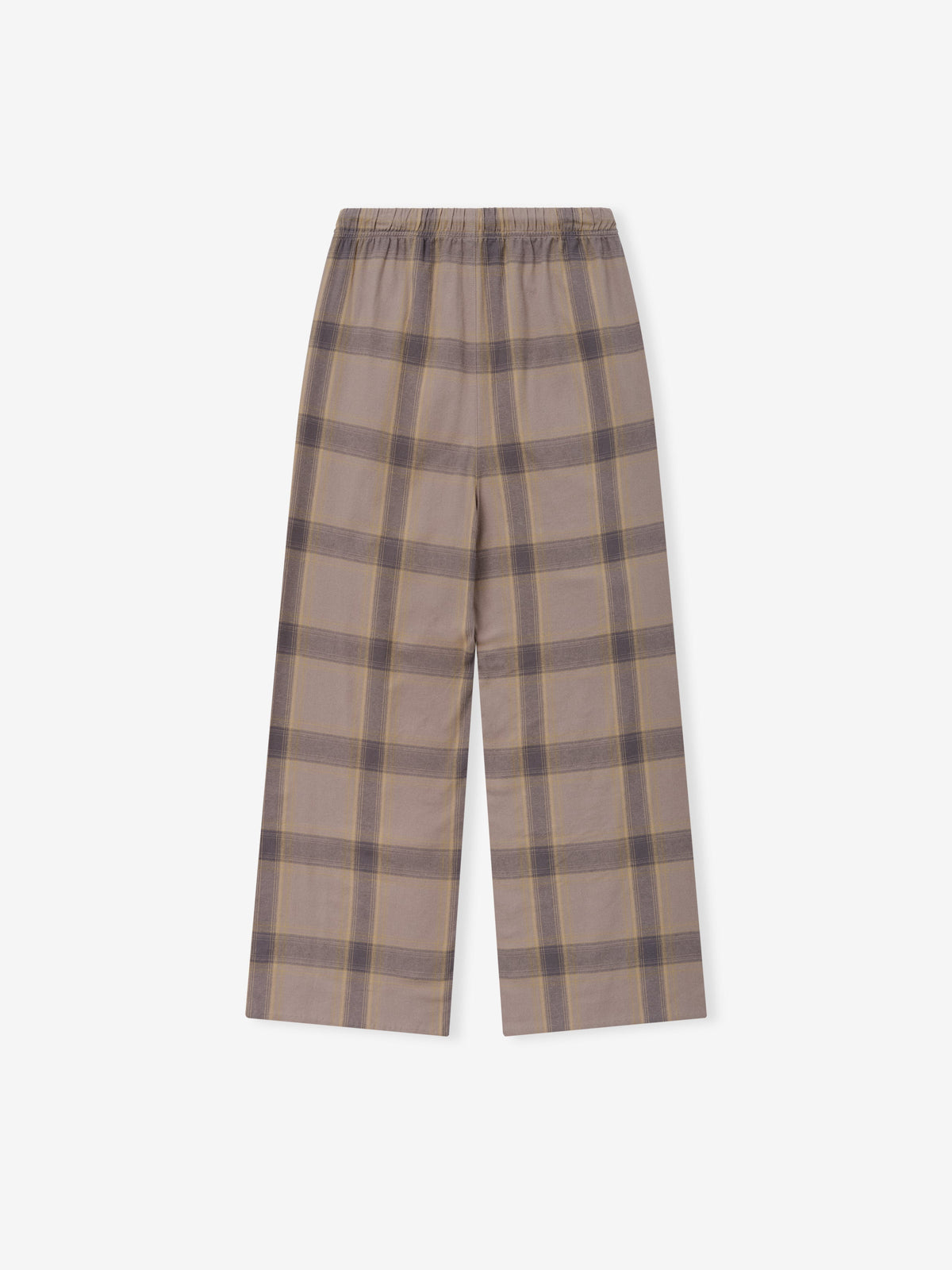 Womens Flannel Lounge Pant - Seal Plaid - Image 2