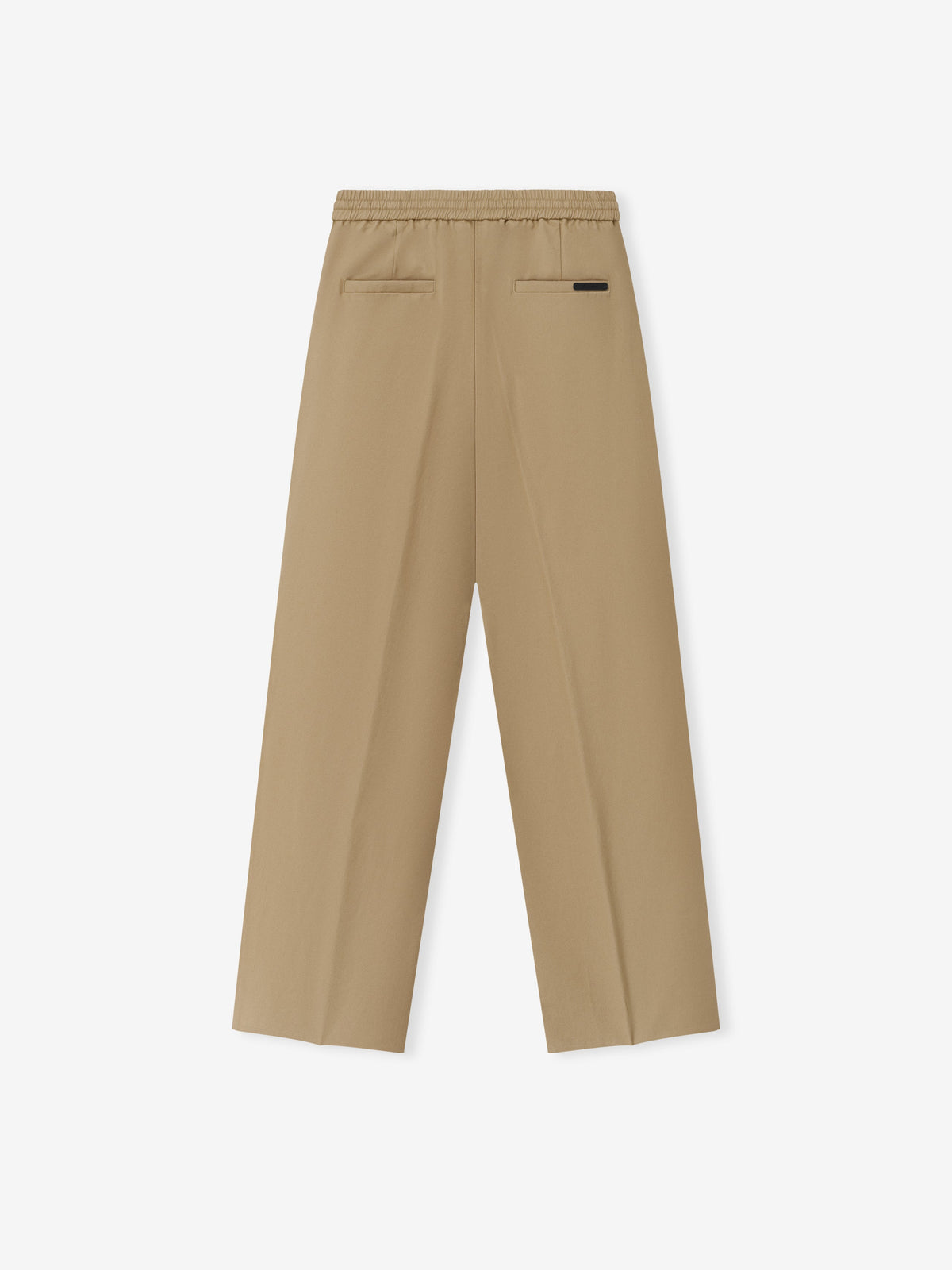 Womens Cotton Twill Pleat Front Drawstring Pant - Dune - Image 2