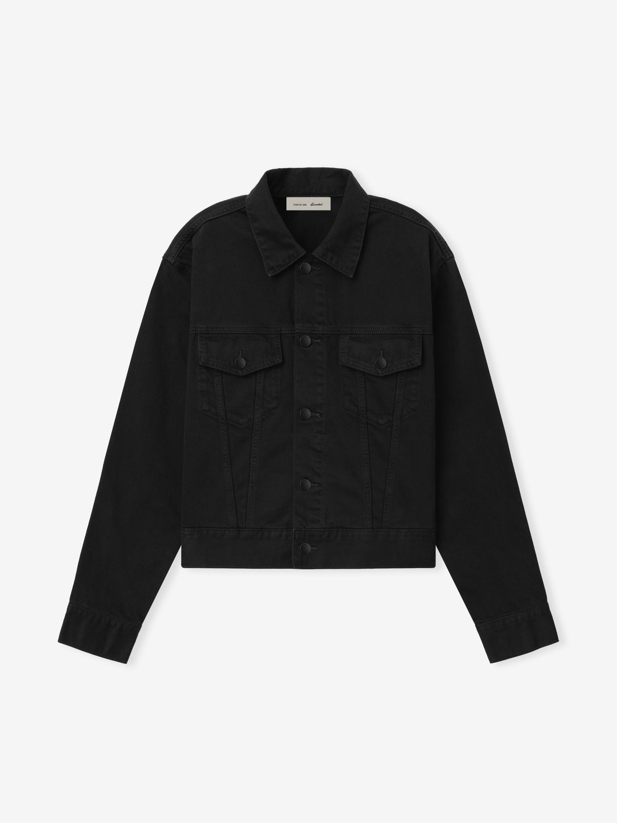 Classic Denim Jacket - Overdyed Black - Image 3