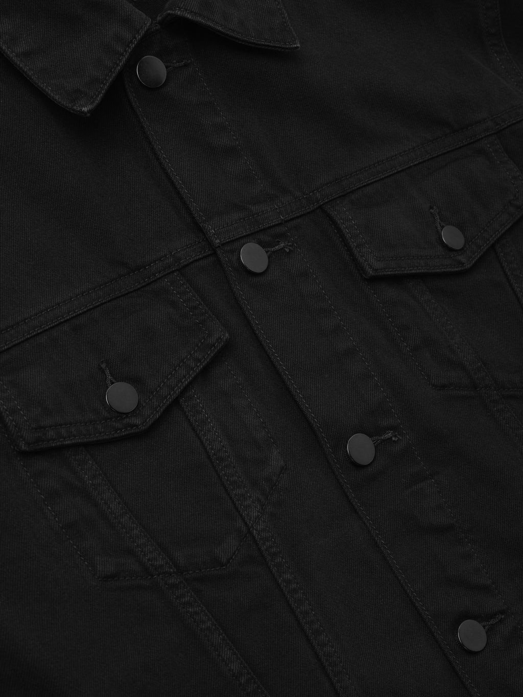 Classic Denim Jacket - Overdyed Black - Image 5