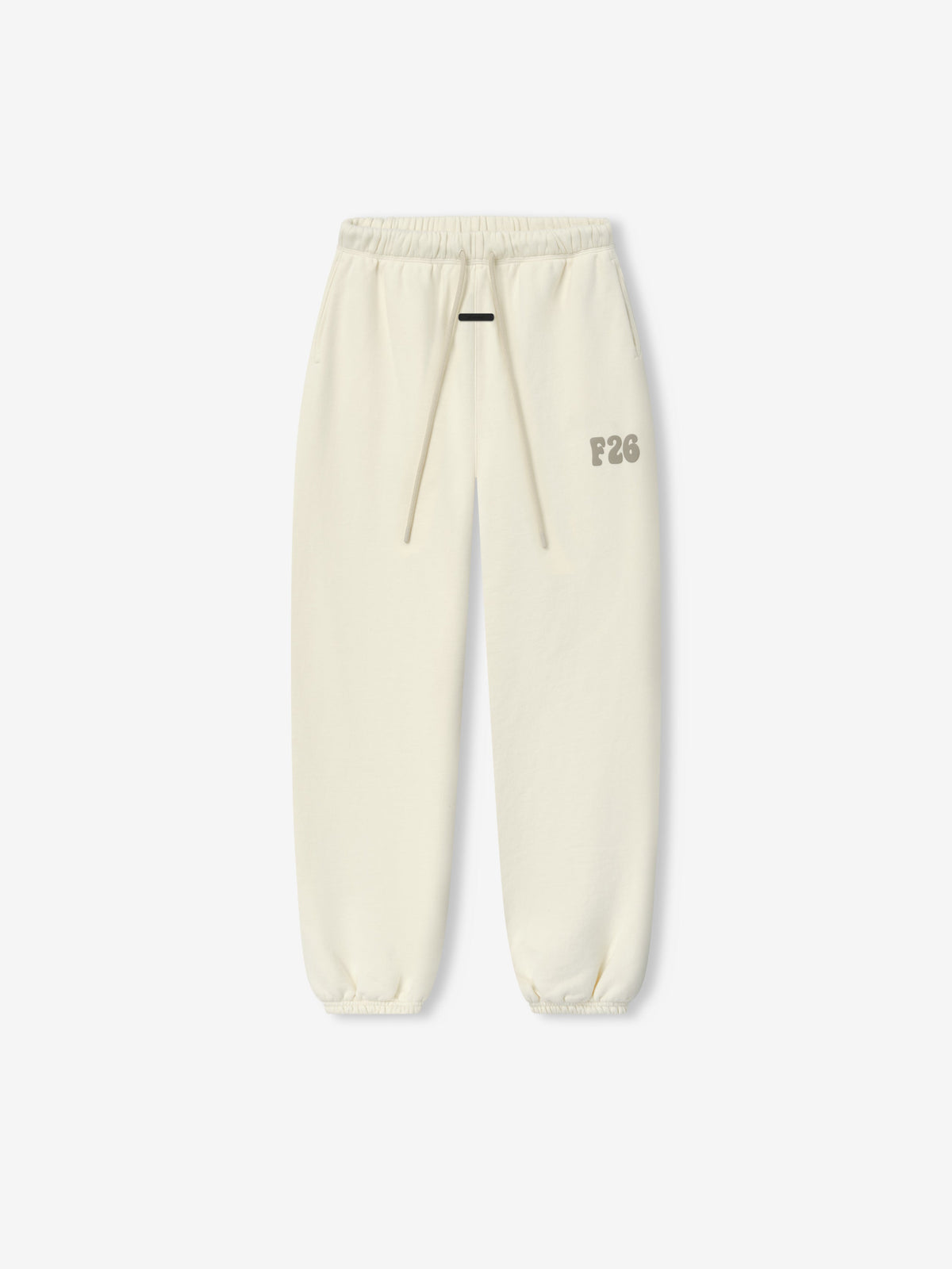 Womens Classic Fleece Sweatpant - Washed Ivory - Image 1