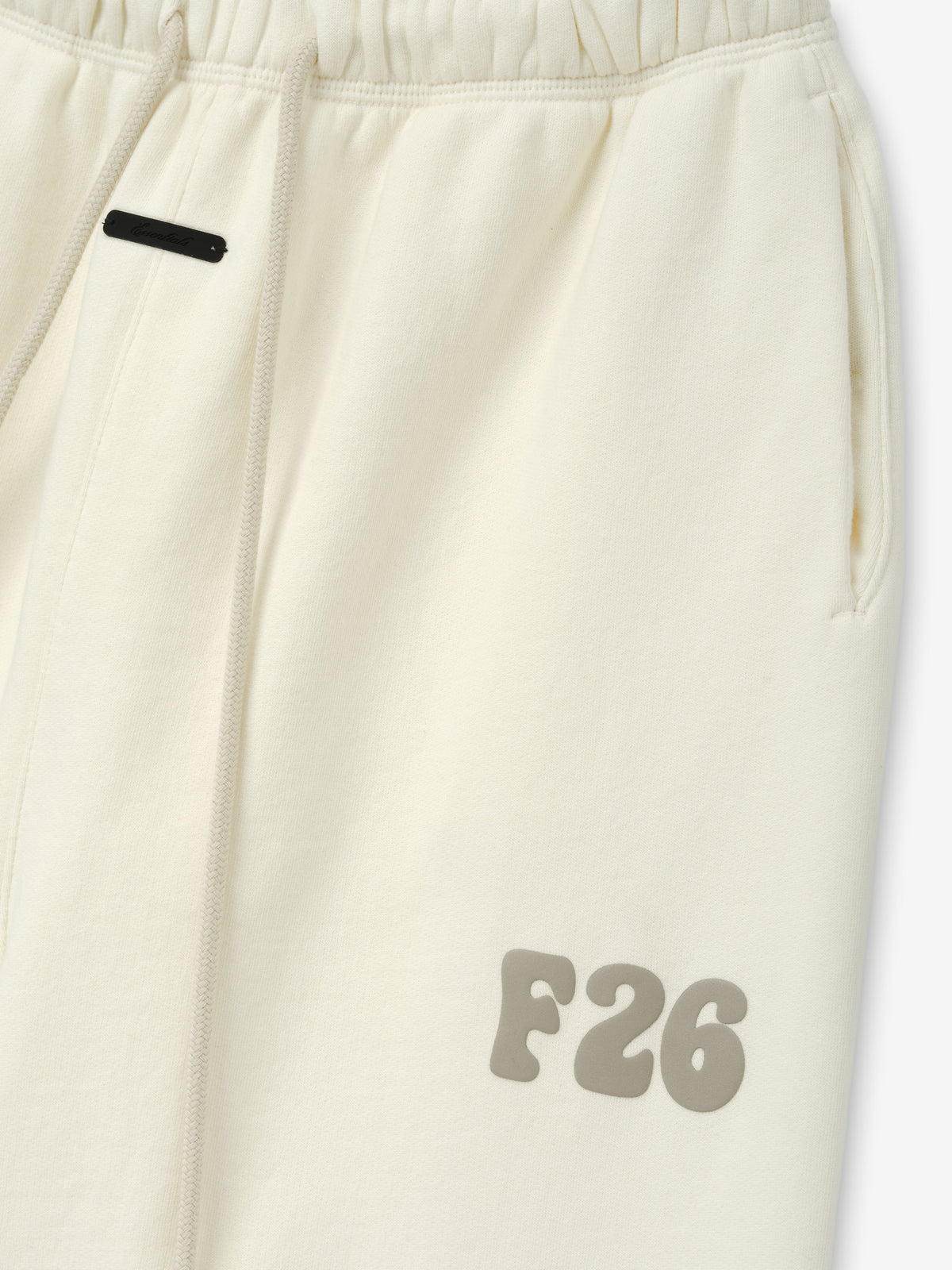 Womens Classic Fleece Sweatpant - Washed Ivory - Image 3