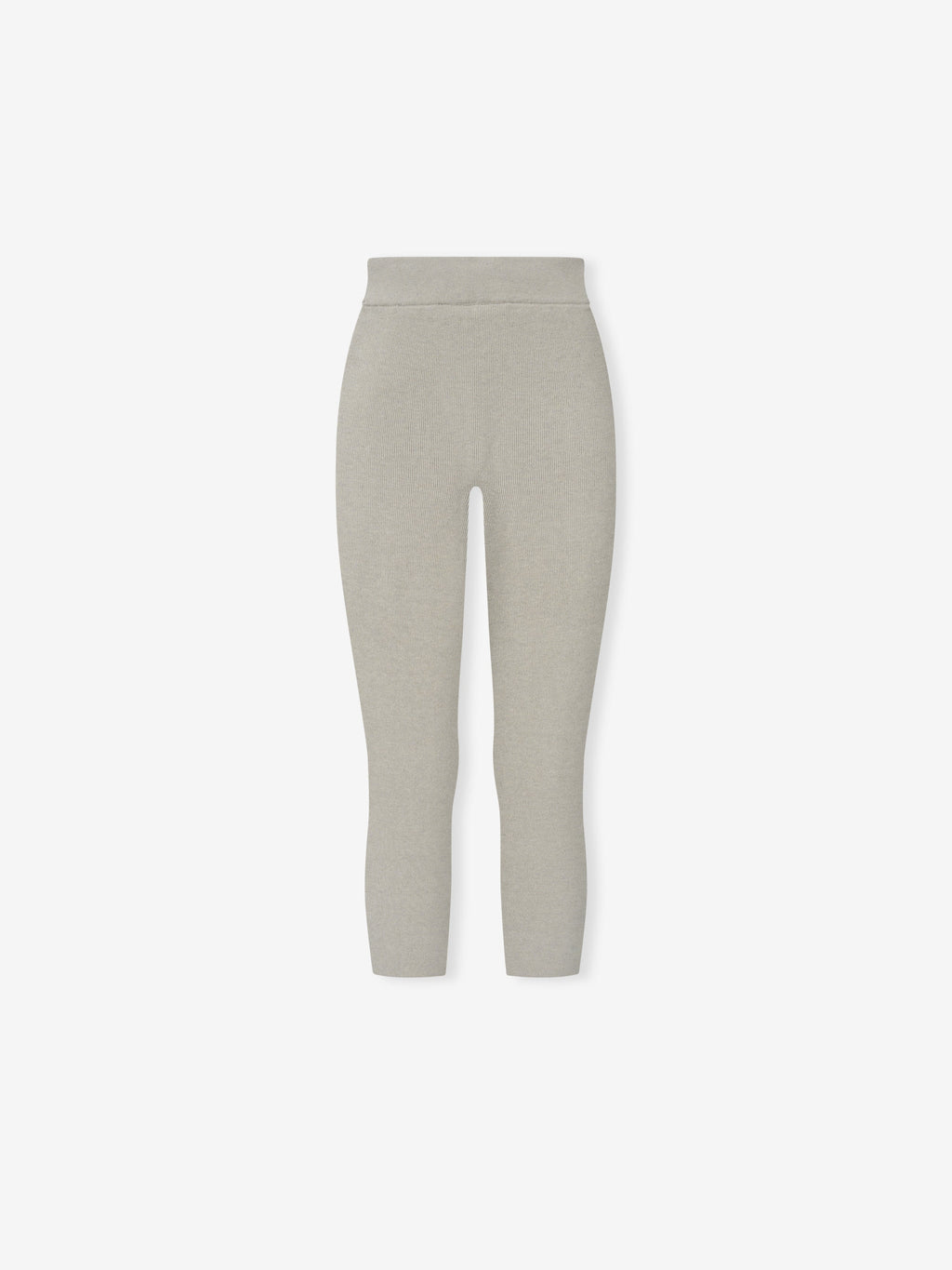 Womens Rib Knit Capri - Seal - Image 1