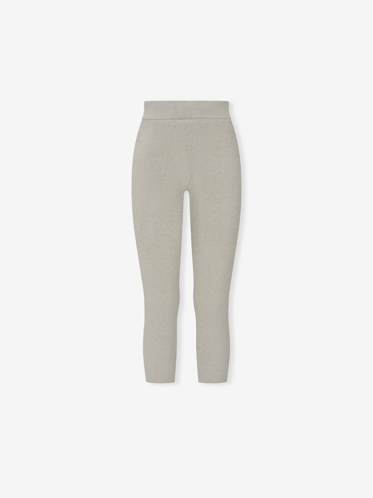 Womens Rib Knit Capri - Seal - Image 1