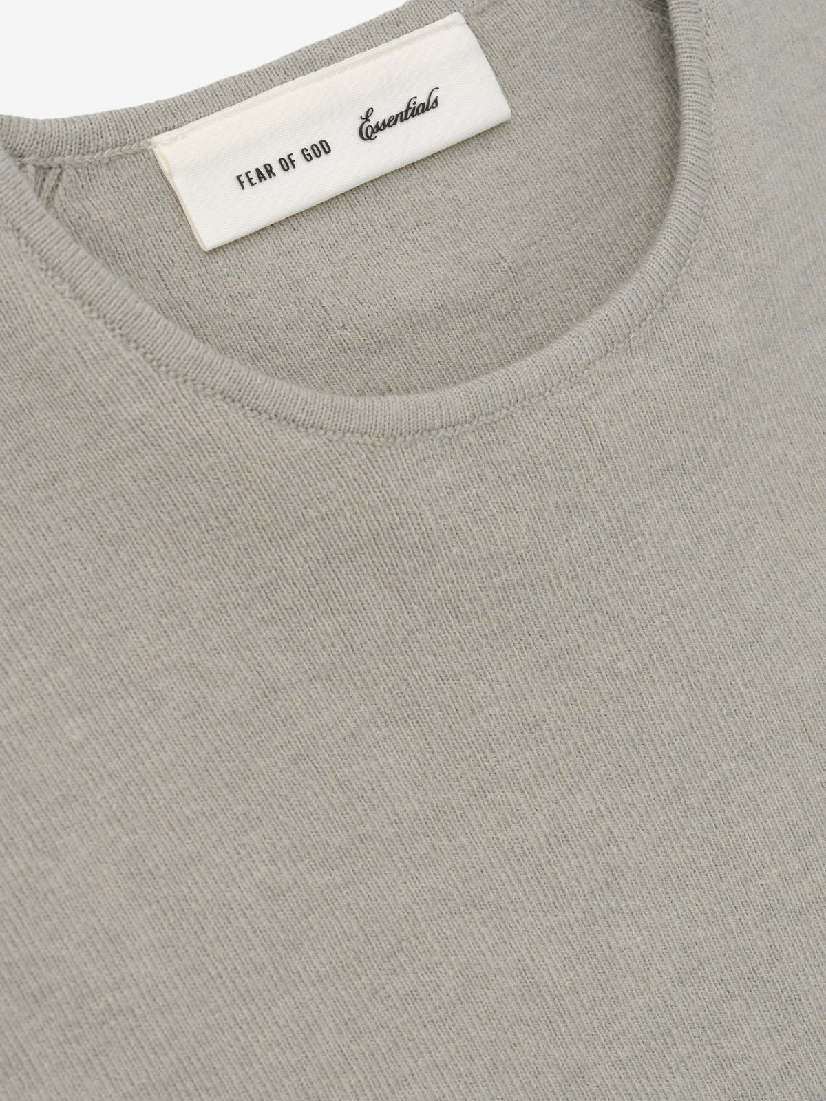 Womens Rib Knit Crop Top - Seal - Image 3