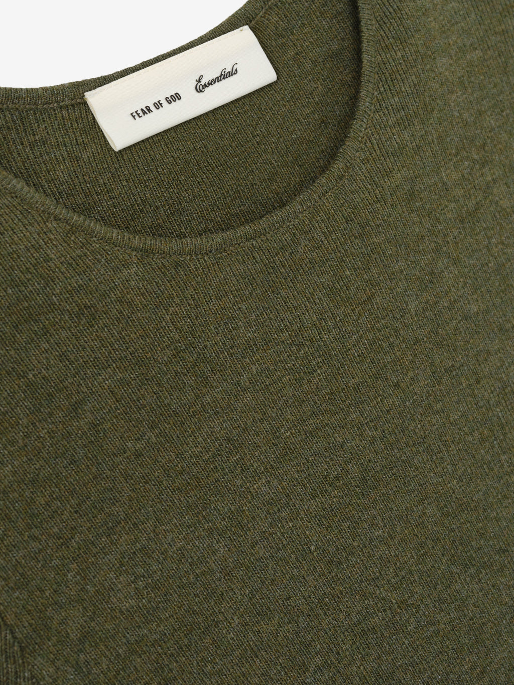 Womens Rib Knit Dress - Moss - Image 3
