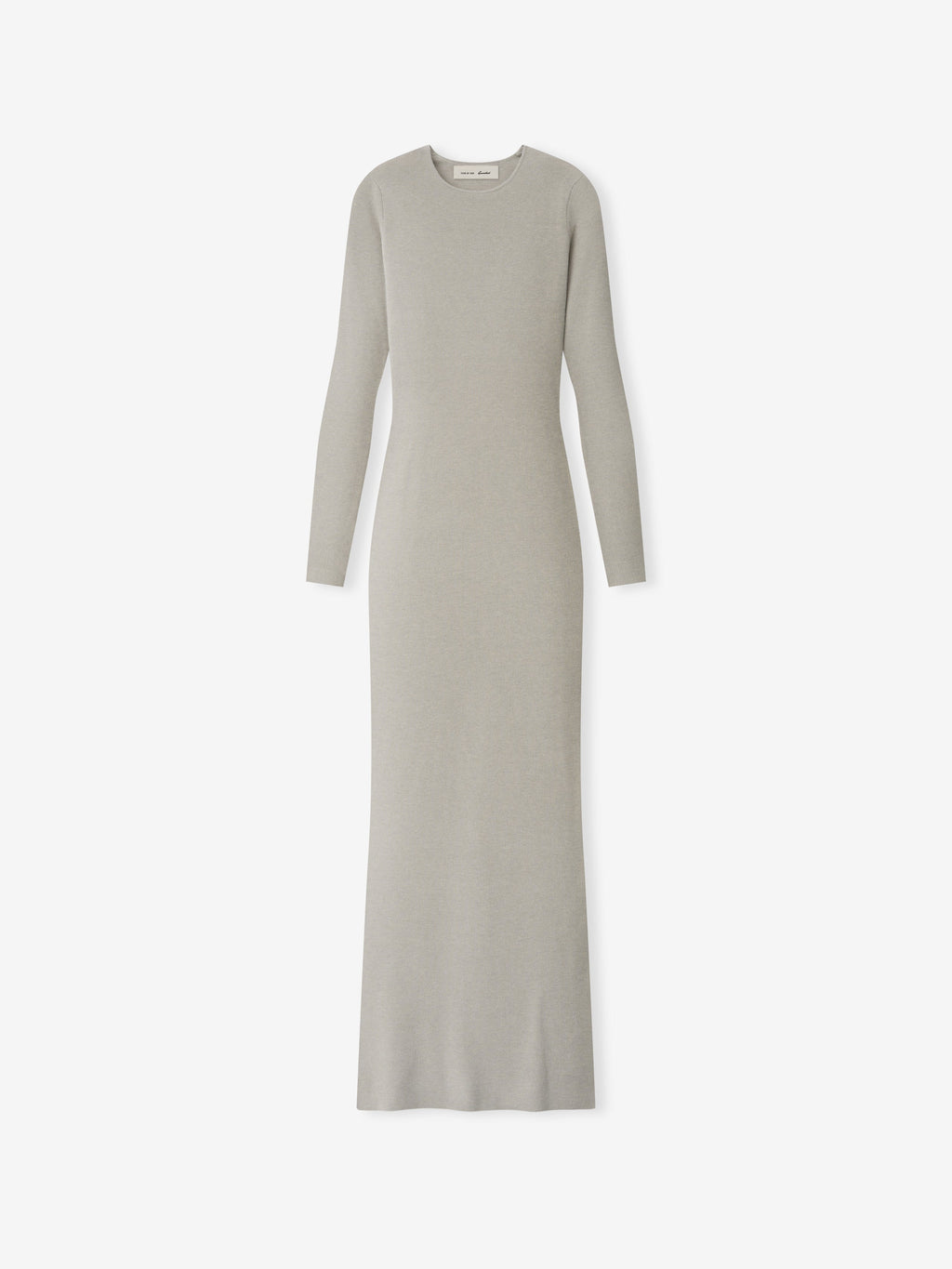 Womens Rib Knit Dress - Seal - Image 1