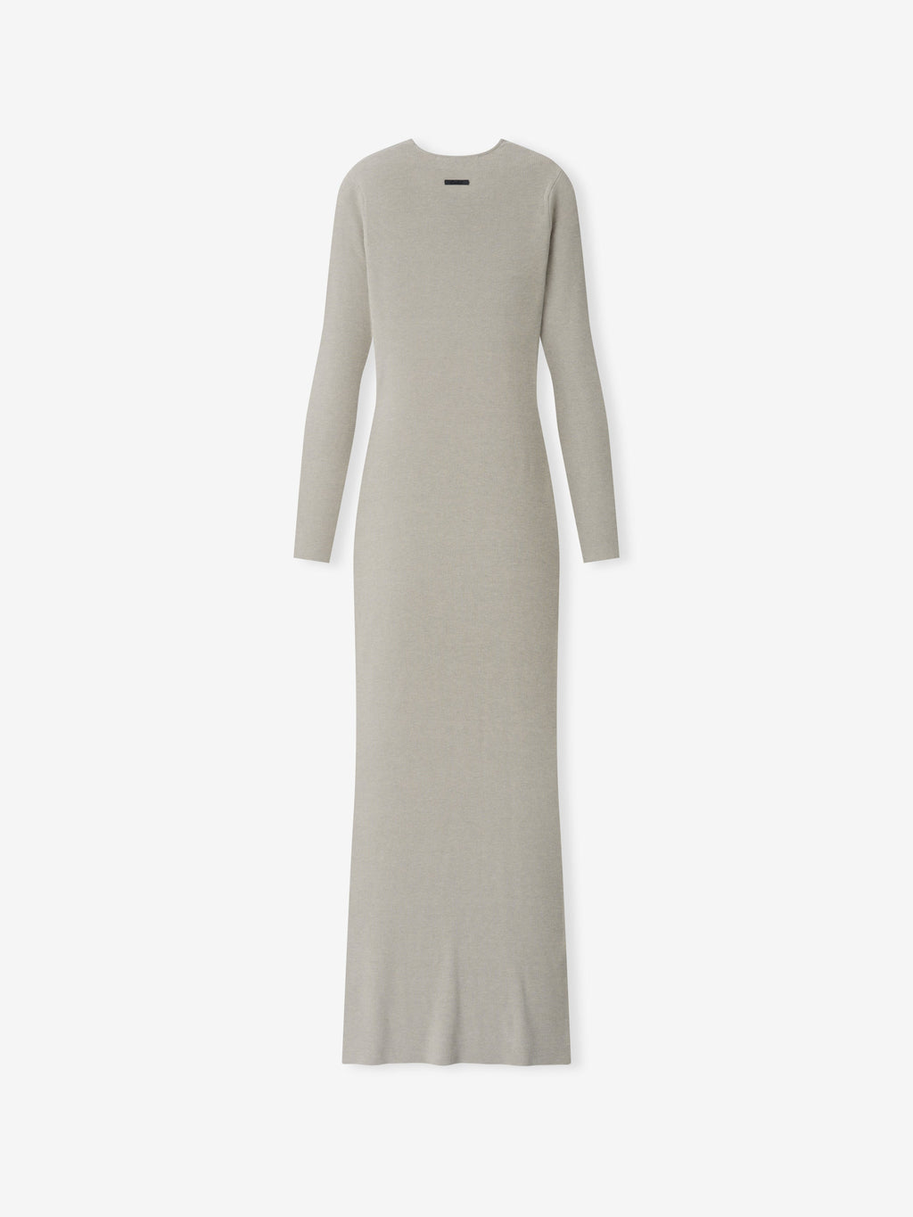Womens Rib Knit Dress - Seal - Image 2