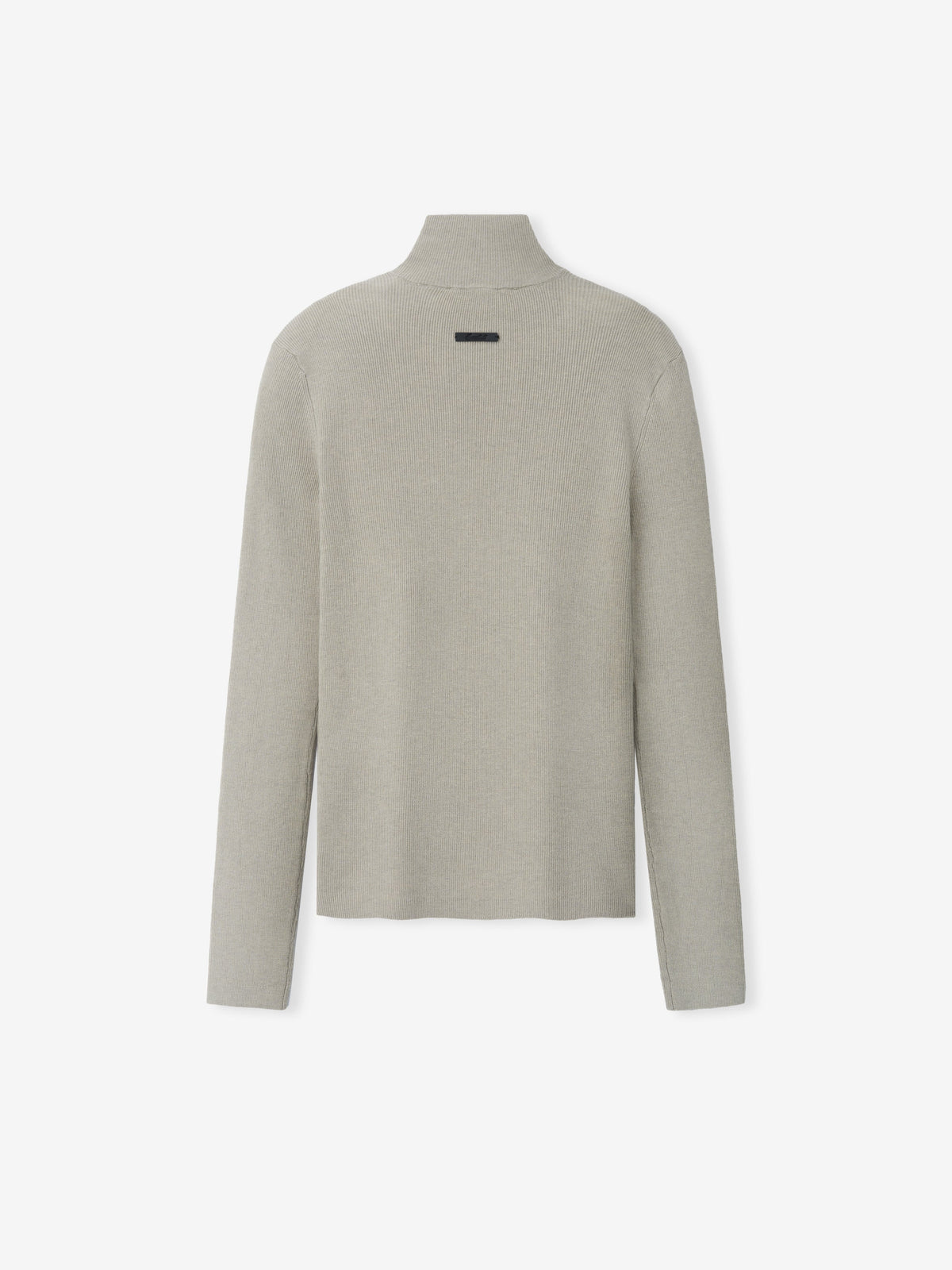 Womens Rib Knit Zip Up Jacket - Seal - Image 2
