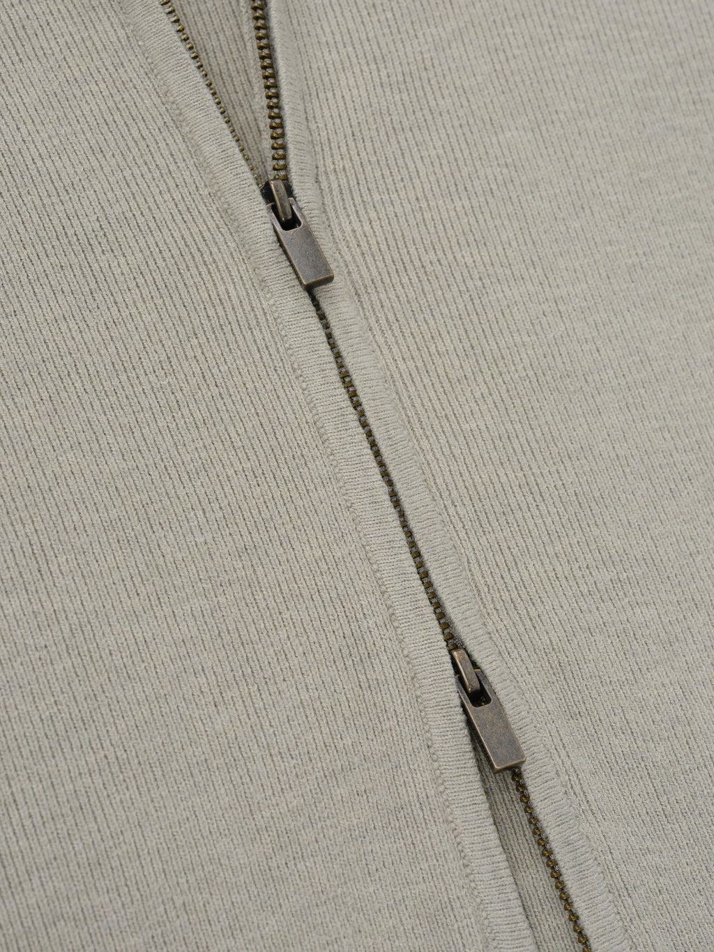 Womens Rib Knit Zip Up Jacket - Seal - Image 3
