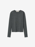 Womens Soft Knit Slim Longsleeve - Iron Grey - Image 1