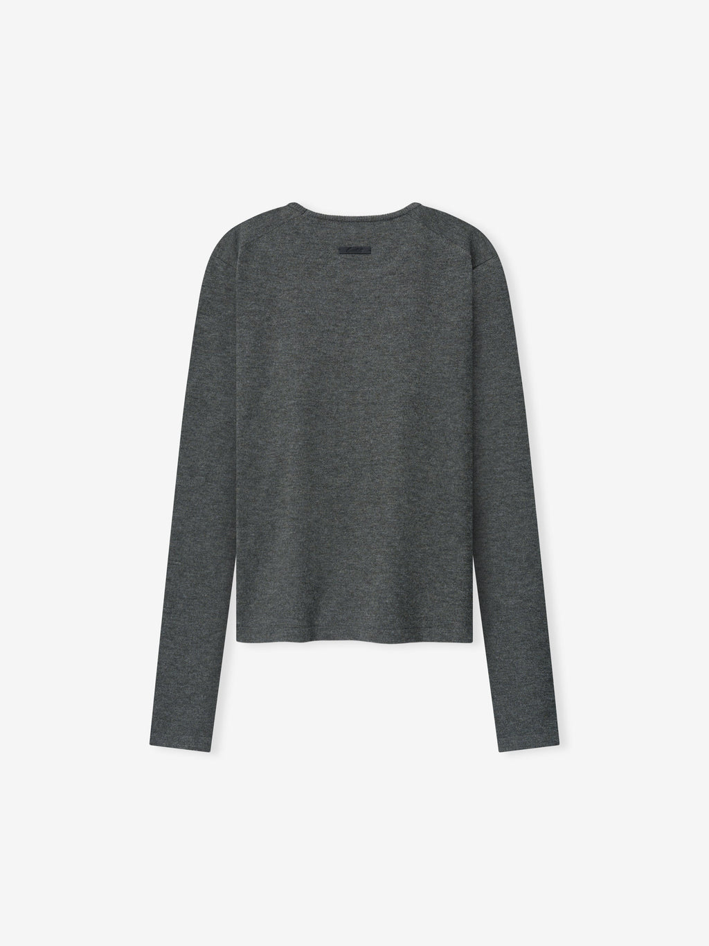 Womens Soft Knit Slim Longsleeve - Iron Grey - Image 2