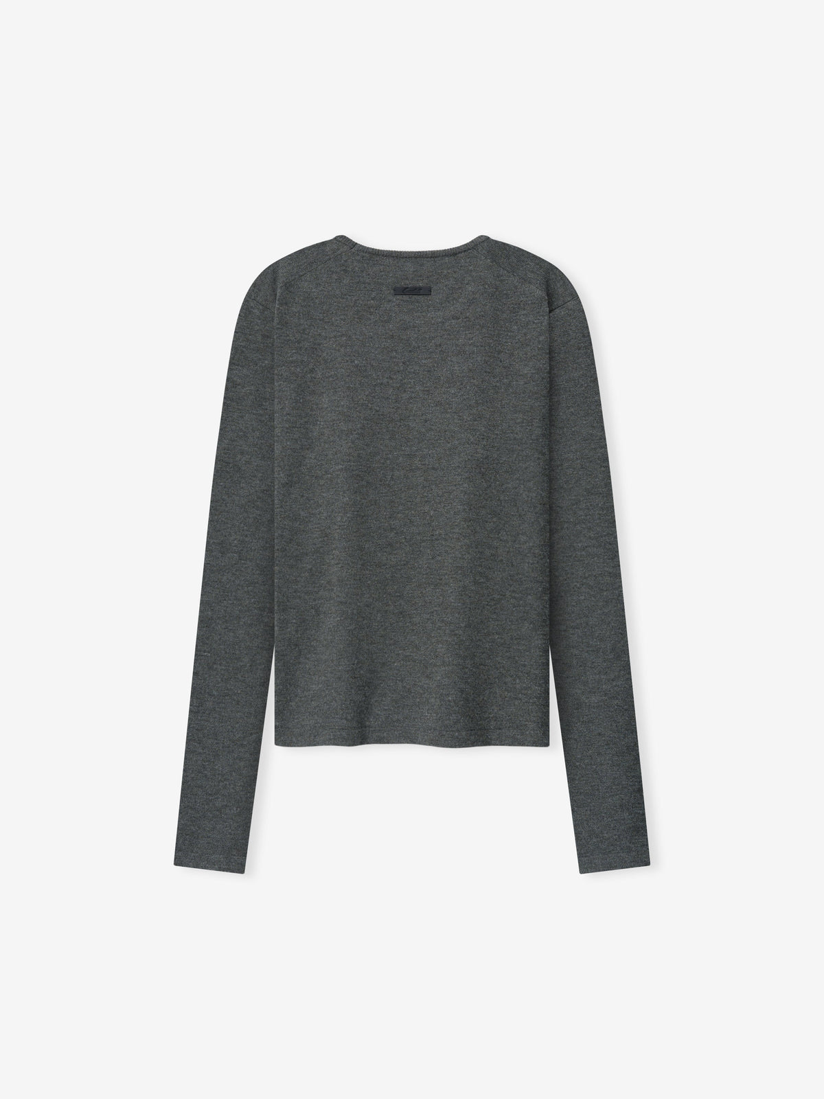 Womens Soft Knit Slim Longsleeve - Iron Grey - Image 2