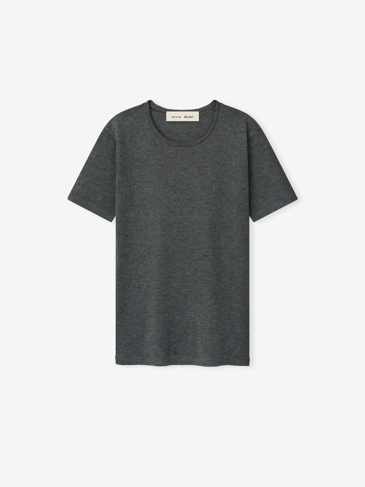 Womens Soft Knit Slim Classic Tee - Iron Grey - Image 1