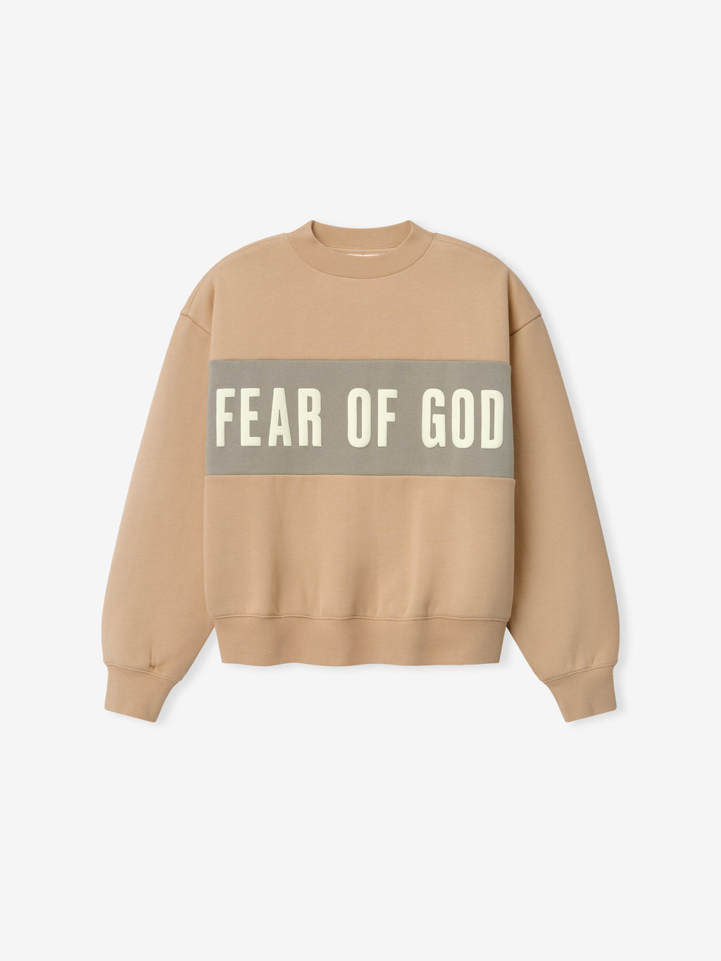 Womens Paneled Classic Sweatshirt - Ginger - Image 1