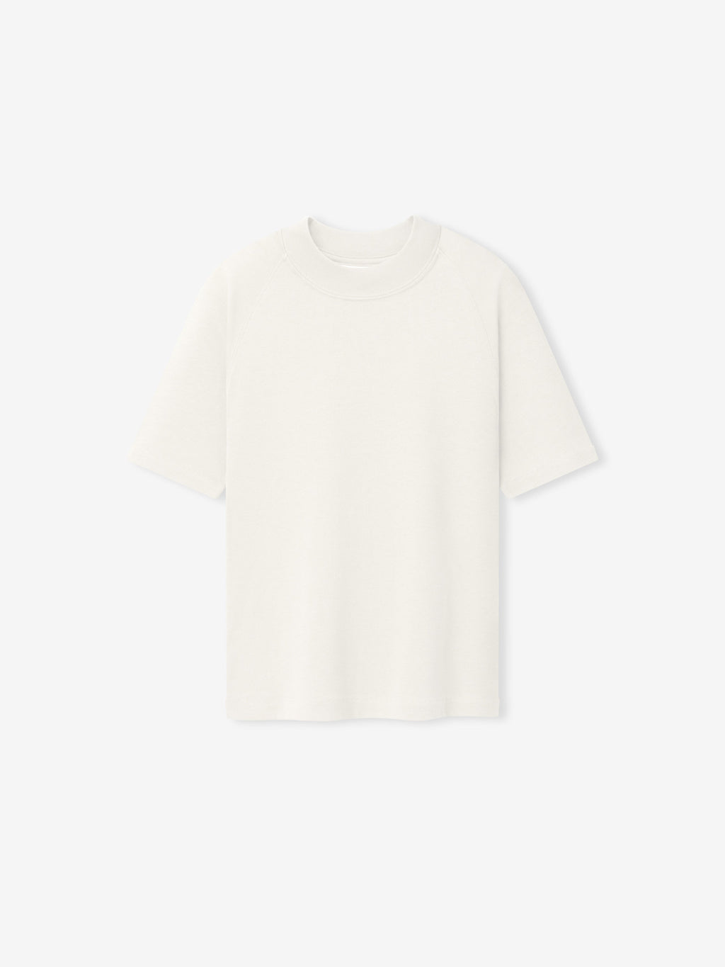 Womens Tri-Blend Shrunken Baseball Tee - Ivory - Image 1