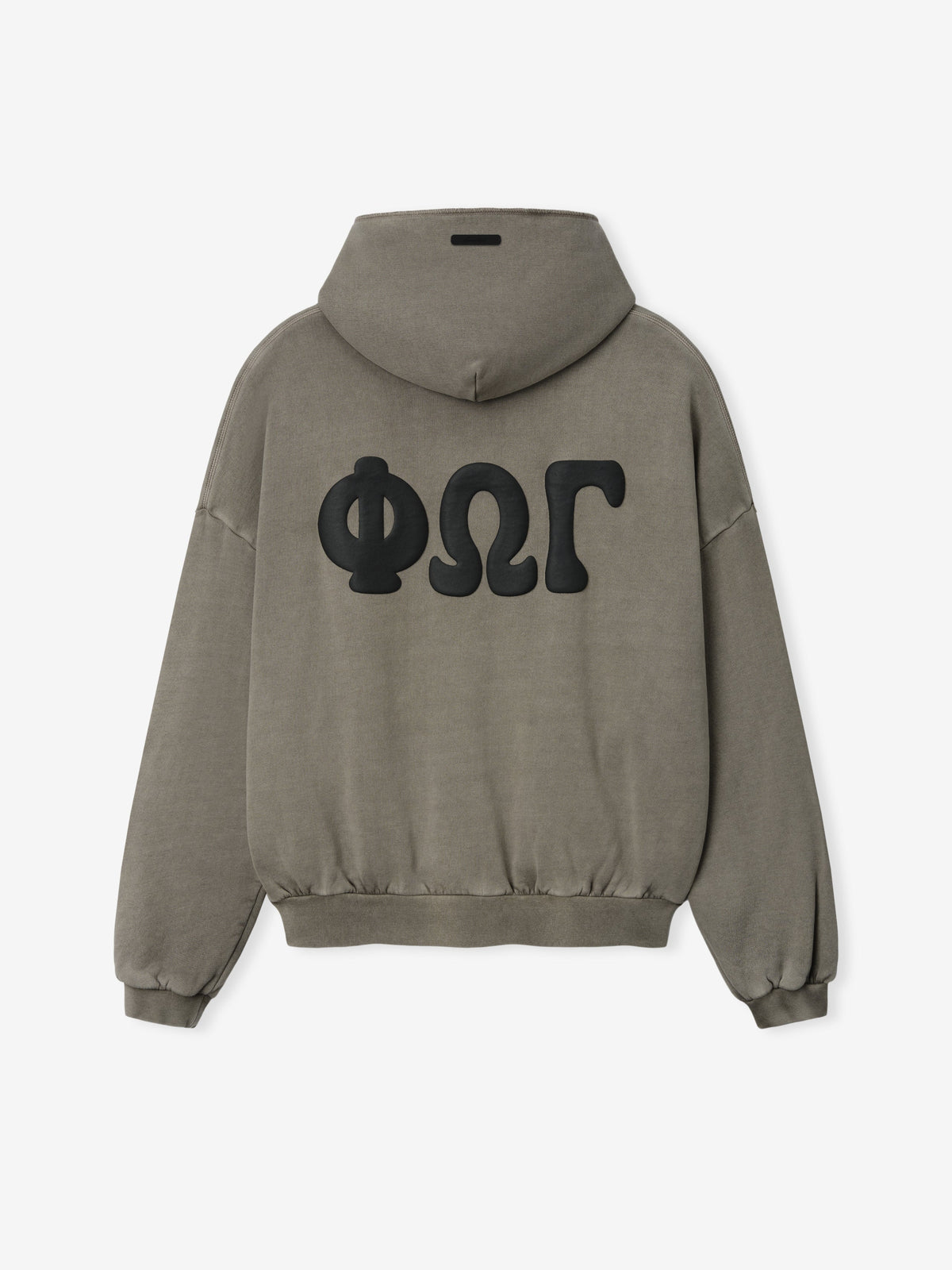 90s Zip-Up Hoodie - Washed Seal - Image 2