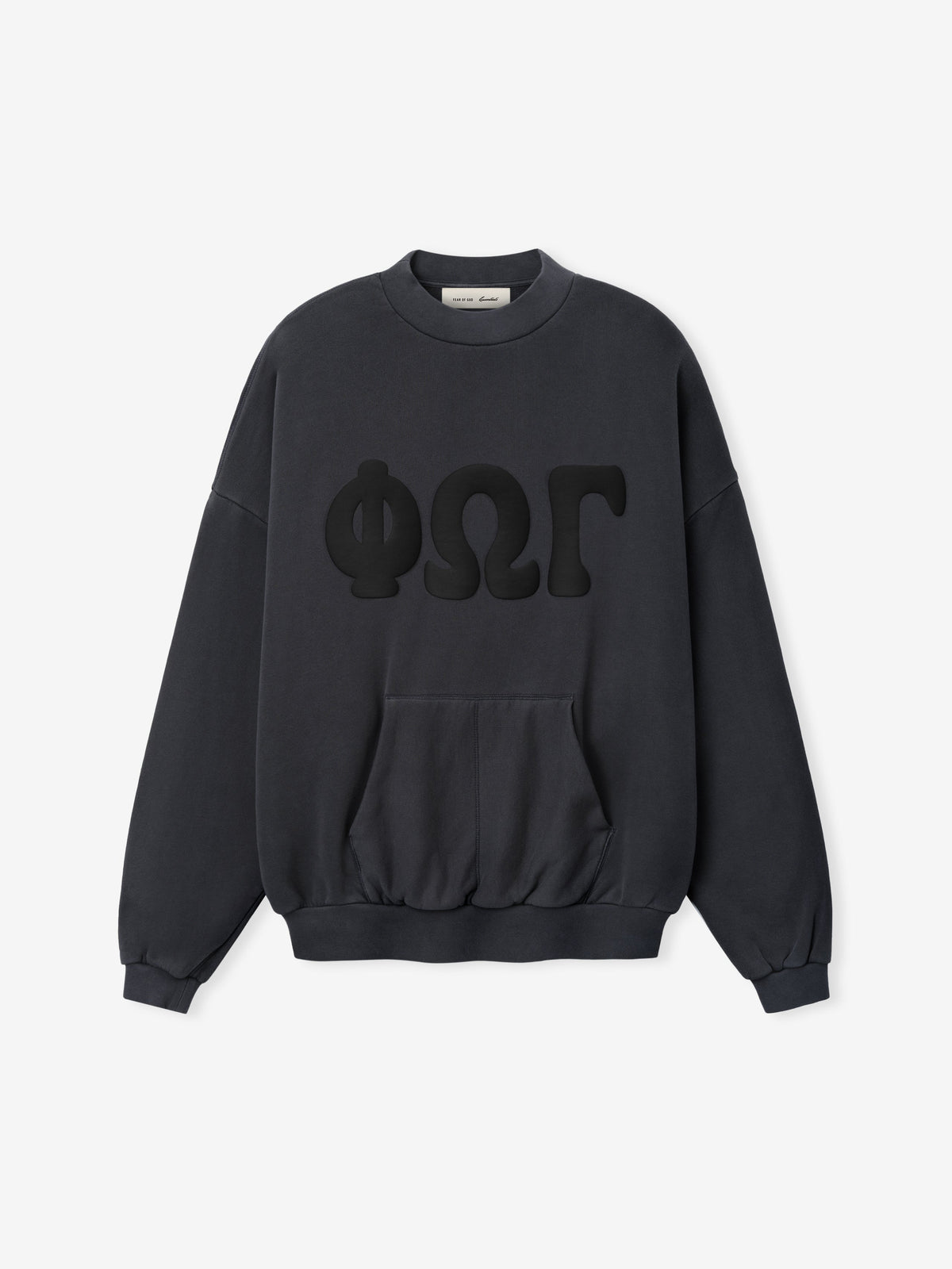 90s Sweatshirt - Washed Iron Grey - Image 1