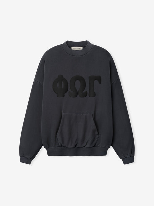 90s Sweatshirt - Washed Iron Grey - Image 1