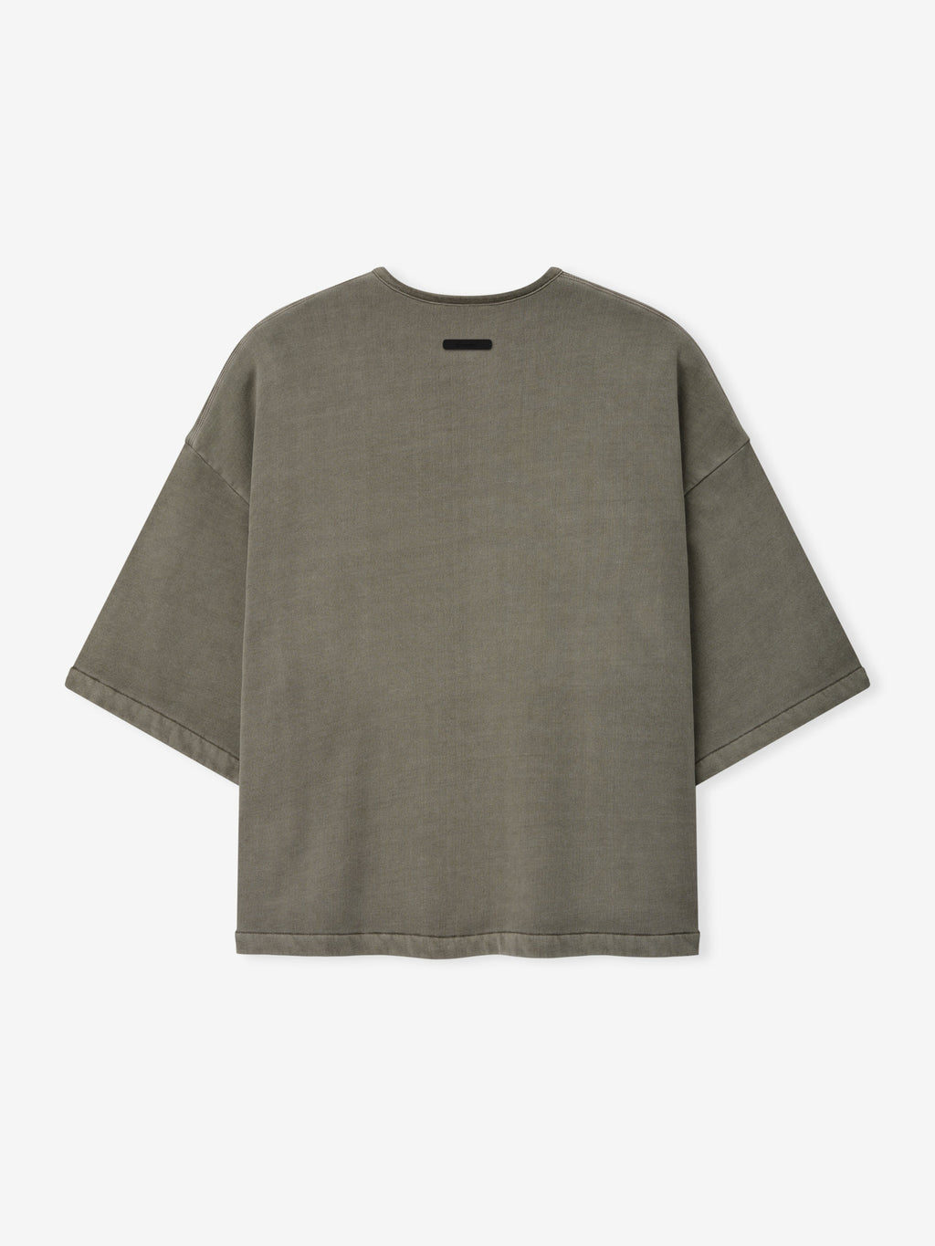 3/4 Henley Sweatshirt - Washed Seal - Image 2