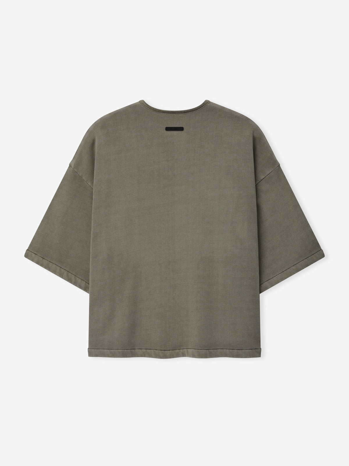 3/4 Henley Sweatshirt - Washed Seal - Image 2