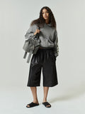 Womens 90s Fleece Hoodie Classic Fit - Washed Seal - Image 1