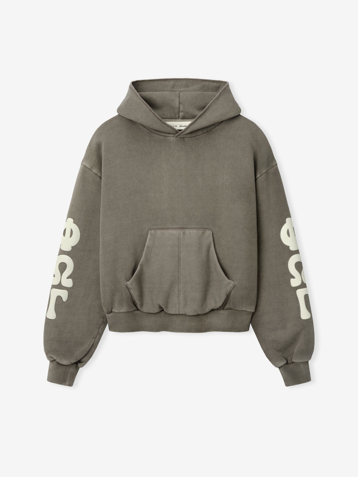 Womens 90s Fleece Hoodie Classic Fit - Washed Seal - Image 2