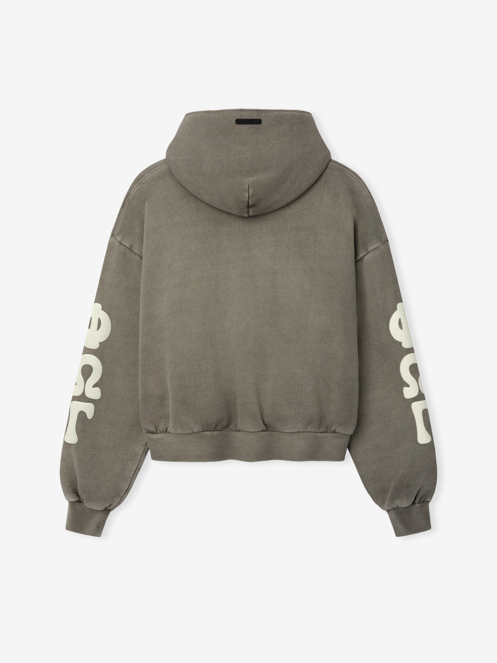 Womens 90s Fleece Hoodie Classic Fit - Washed Seal - Image 3