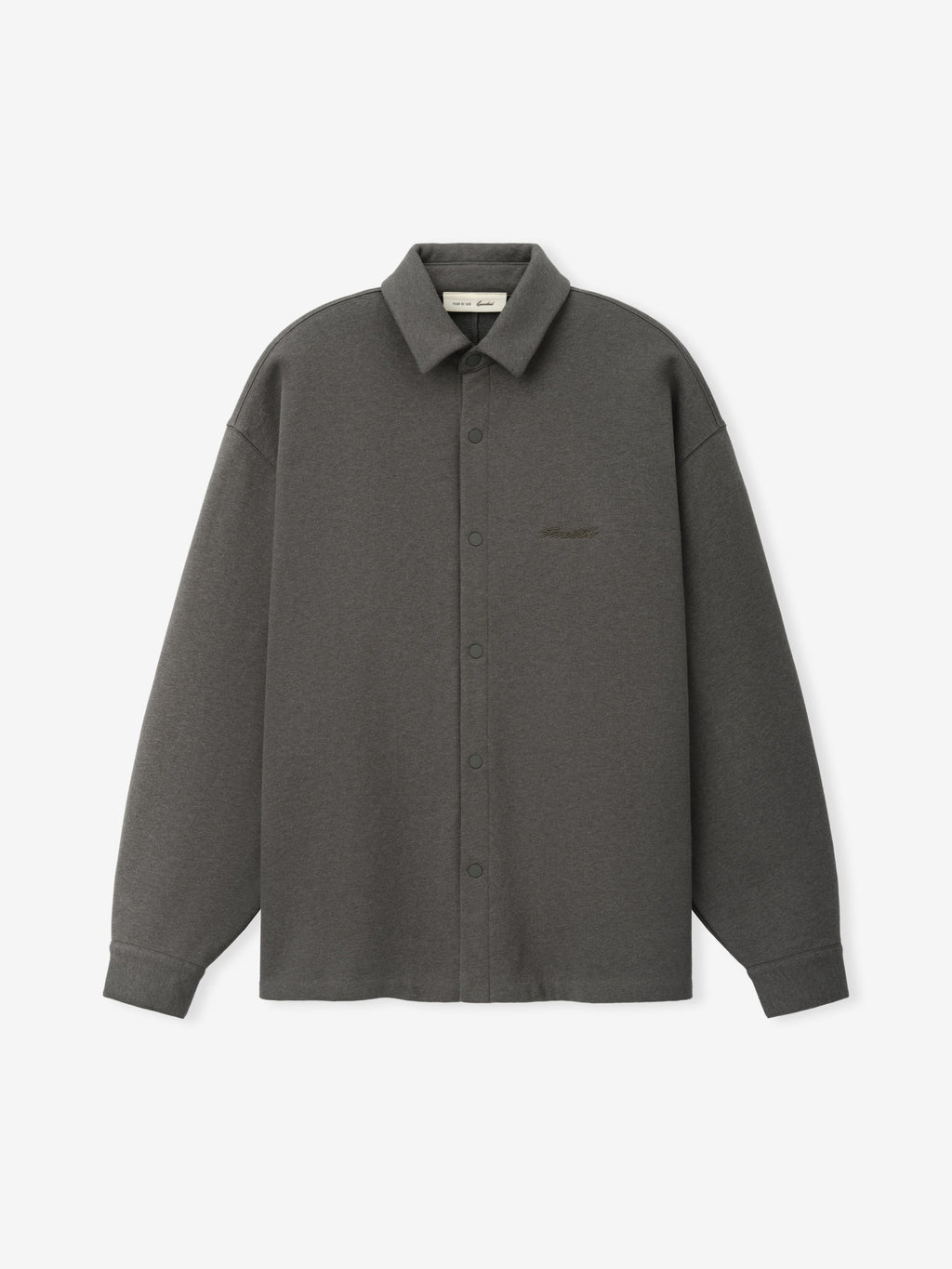 Fleece Overshirt - Ash Heather - Image 3